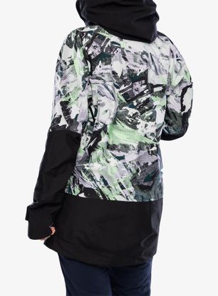 Ženska jakna The North Face Summit Verbier FUTURELIGHT Jacket - ptngrnsmtmtscprint/tnfblk