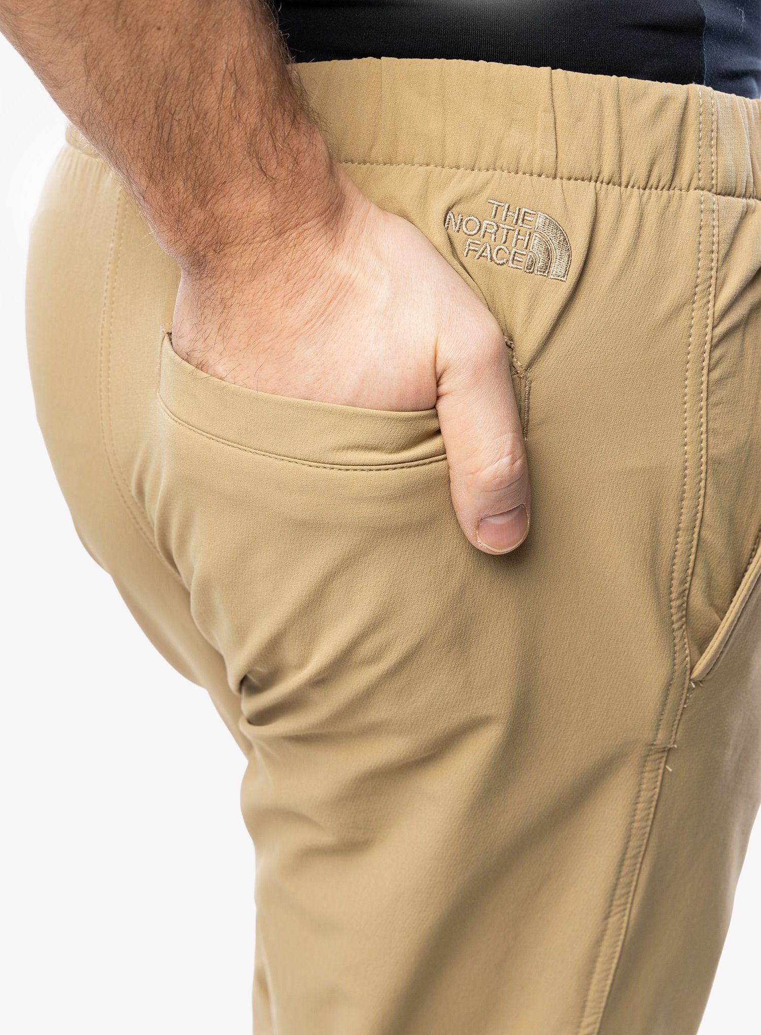 Planinarske hlače The North Face Tagen 1/4 Zip Fleece - kelp tan