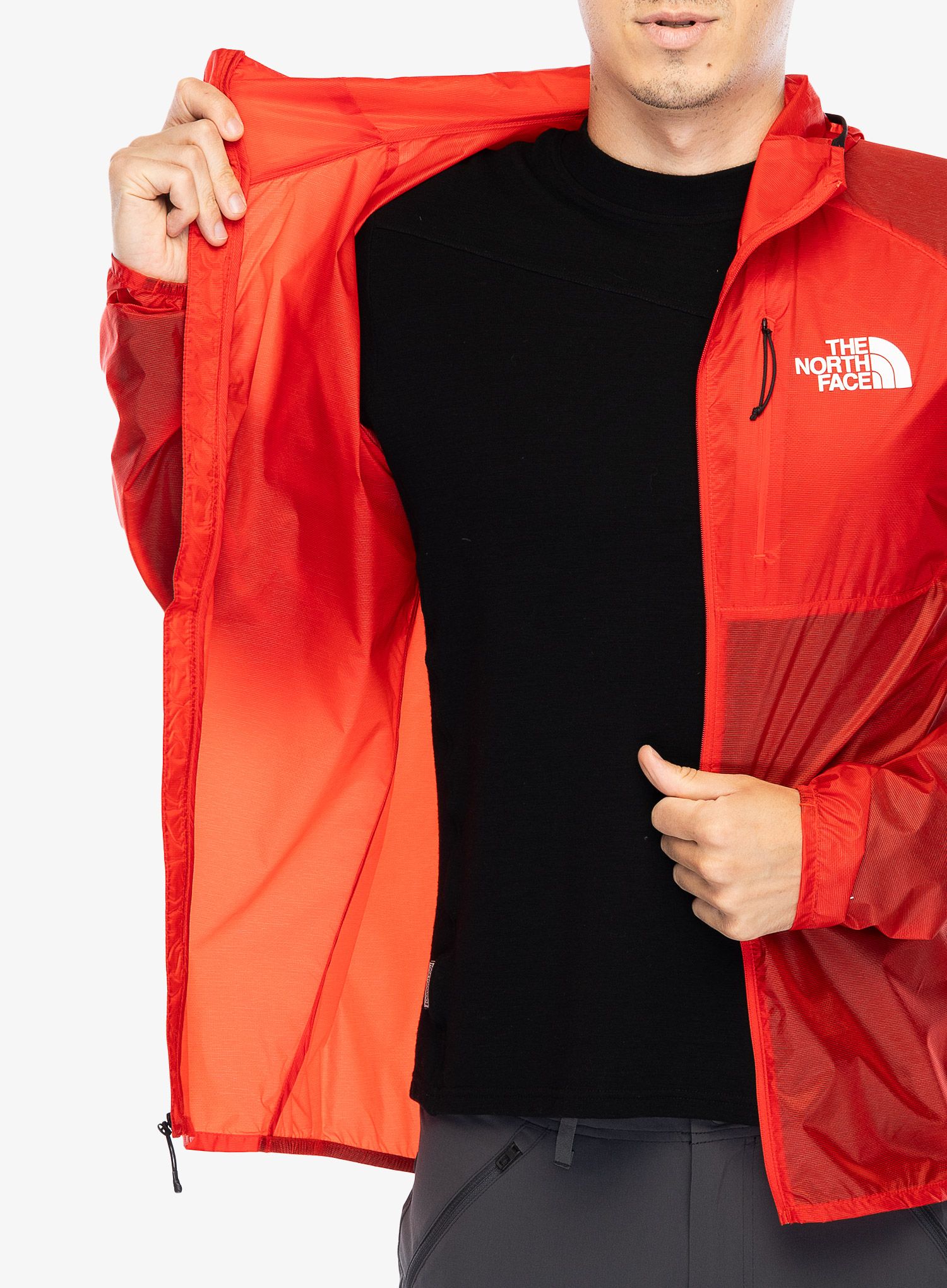 Vjetrovka The North Face Windstream Shell - high risk red