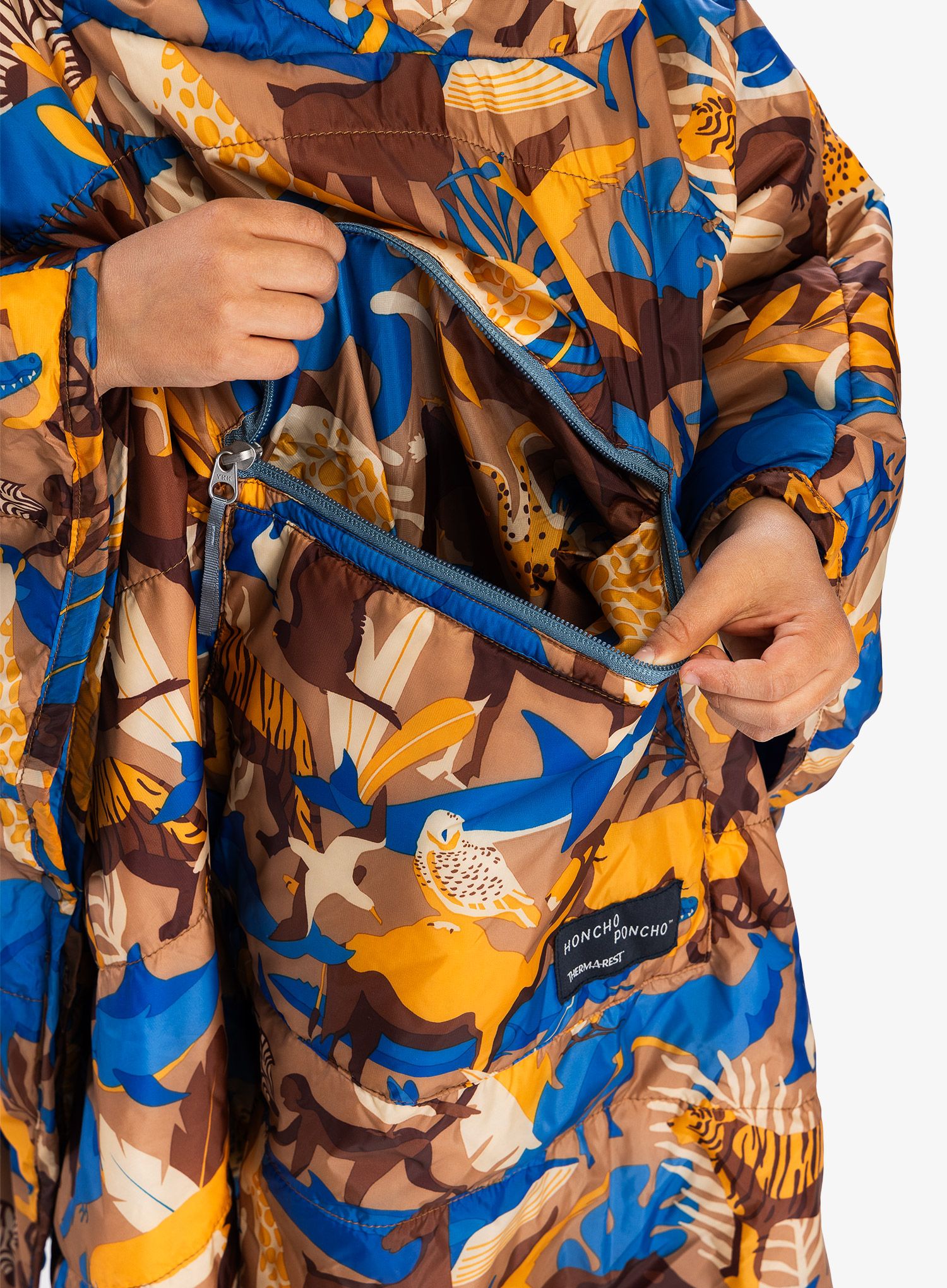 Planinarski ogrtač Therm a Rest Honcho Poncho Kids - animal