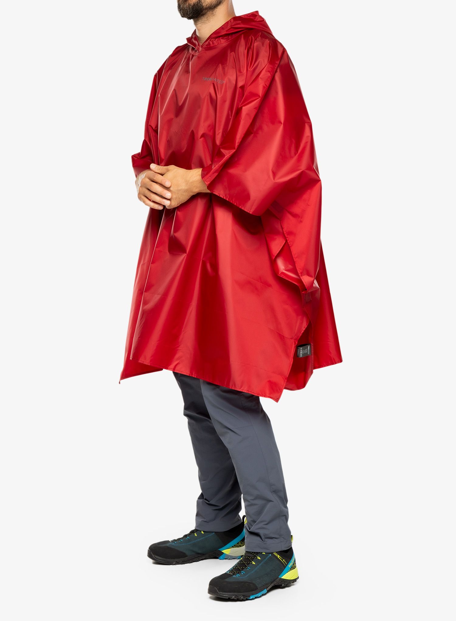 Planinarski ogrtač Trekmates Tour Poncho - chili pepper