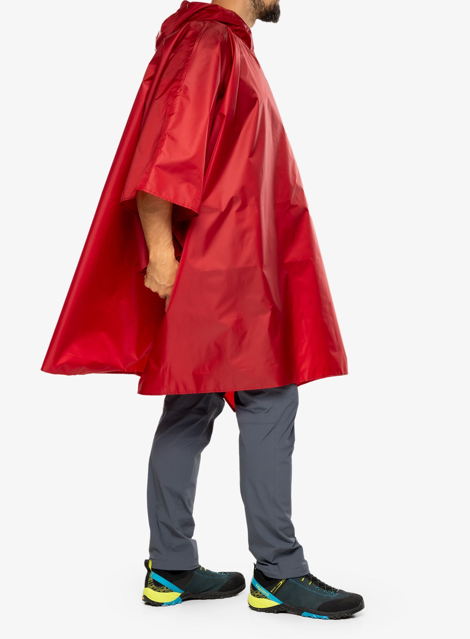 Planinarski ogrtač Trekmates Tour Poncho - chili pepper