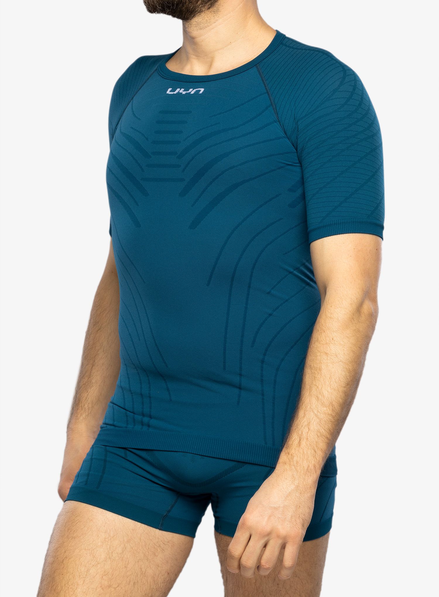 Termo majica UYN Motyon 2.0 UW Shirt SH SL - blue poseidon