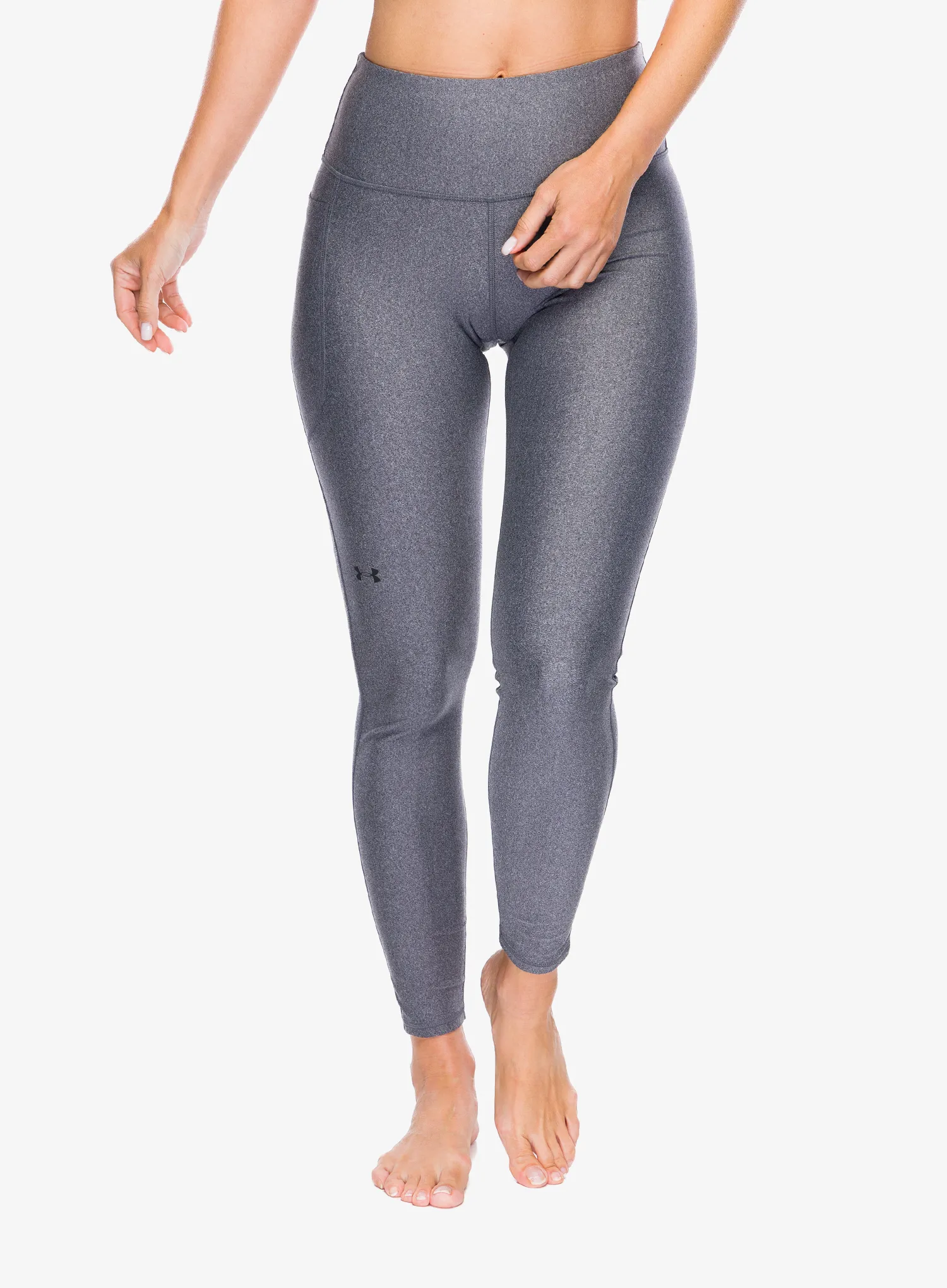 Ženske tajice za trening Under Armour Armour HiRise Leg - charcoal light heather/black
