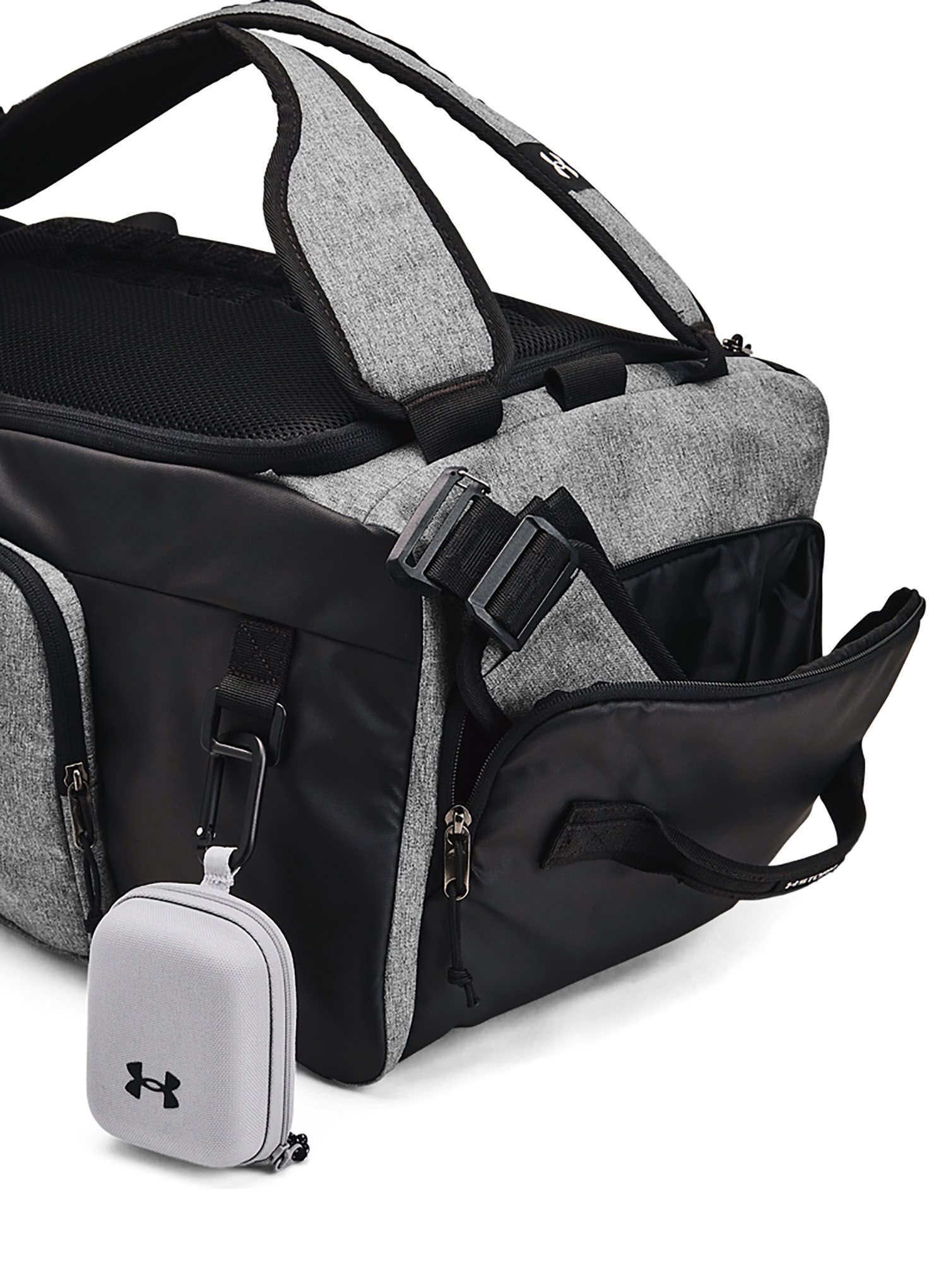 Torba Under Armour Contain Duo Medium BP Duffle - castlerock medium/black/white
