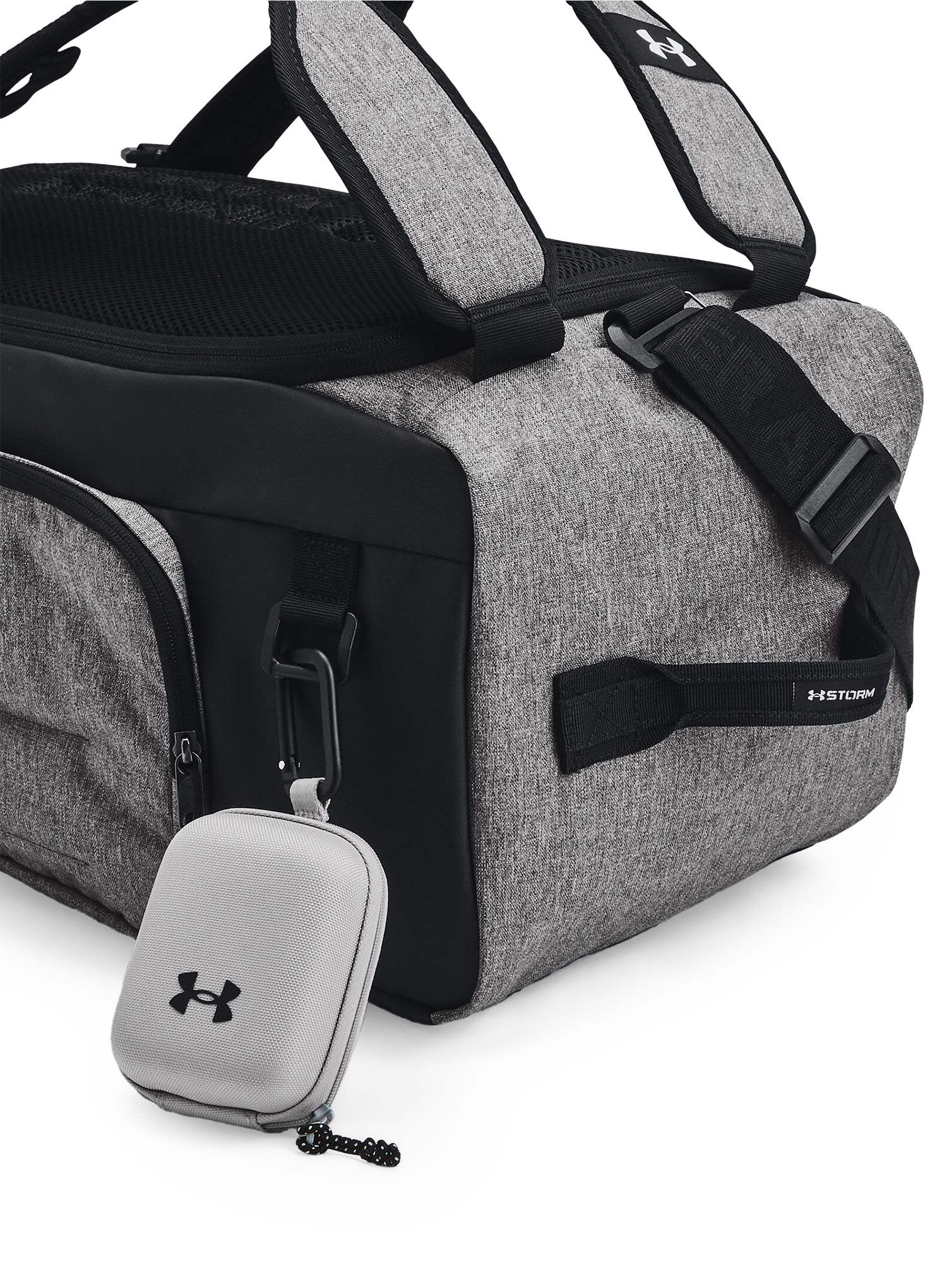 Torba Under Armour Contain Duo Small BP Duffle - castlerock medium/black/white