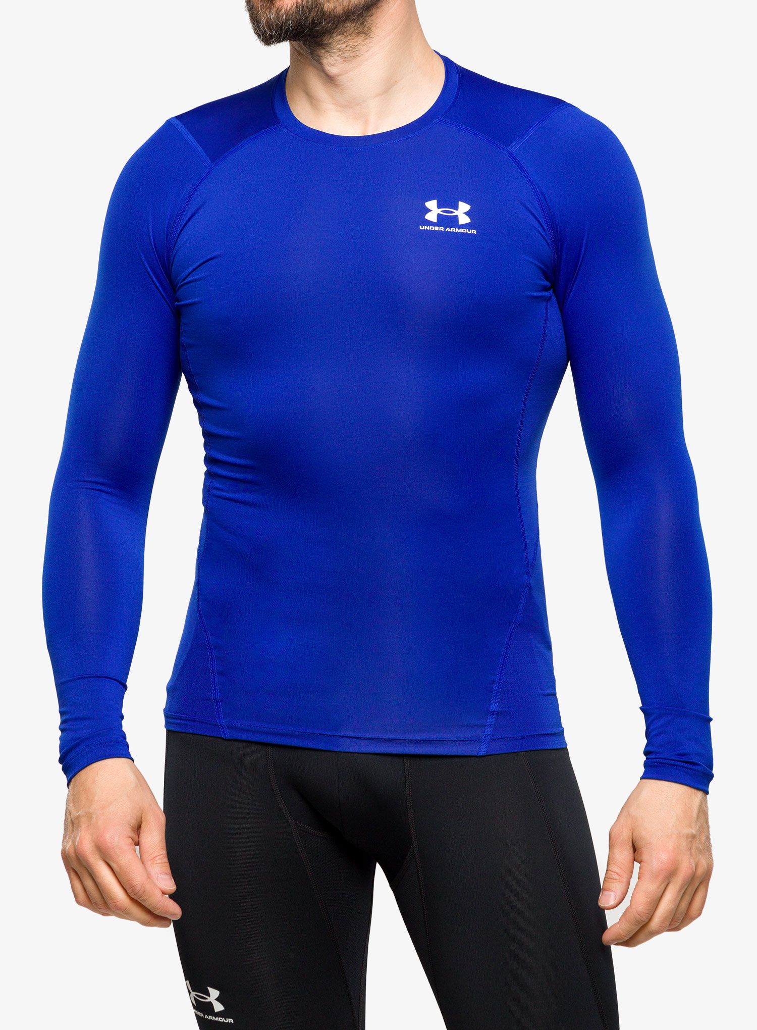 Termoaktivna dukserica Under Armour HG Armour Comp LS - royal/white