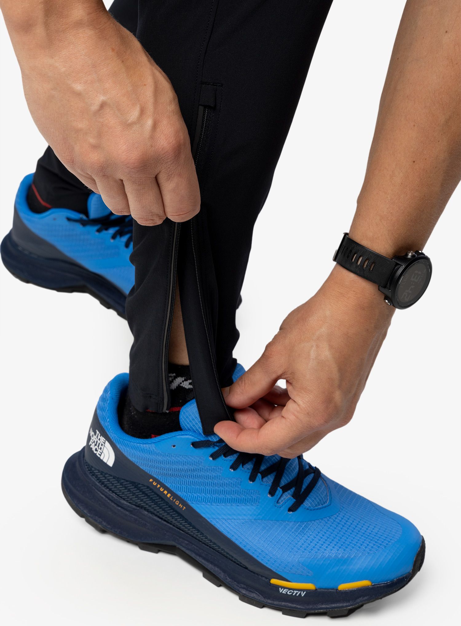 Hlače Under Armour OutRun The Storm Pants - black/black/reflective
