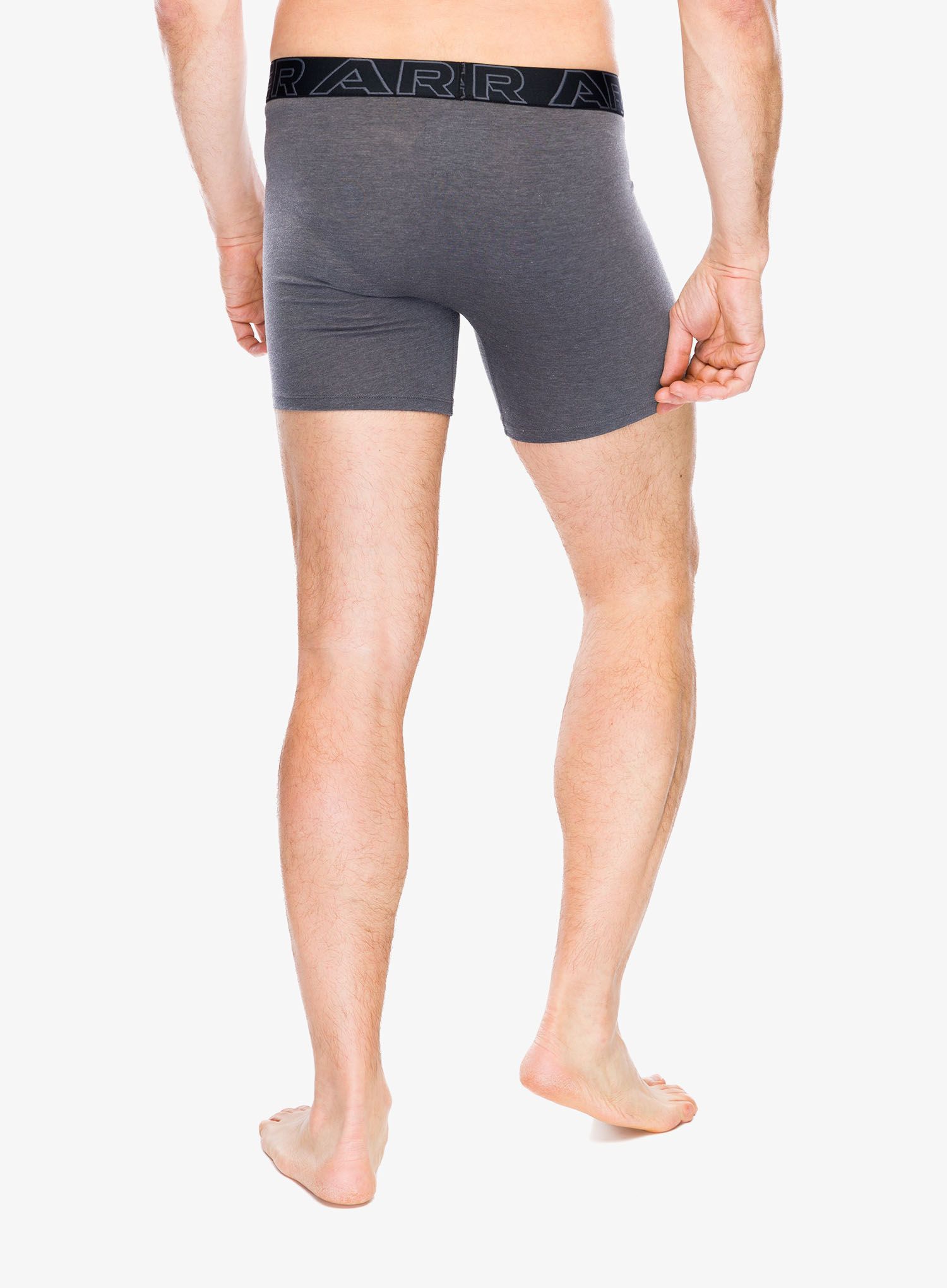 Termoaktivne bokserice Under Armour Performance Cotton 6 in 3-Pack Boxerjock - castlerock full htr/red/steel