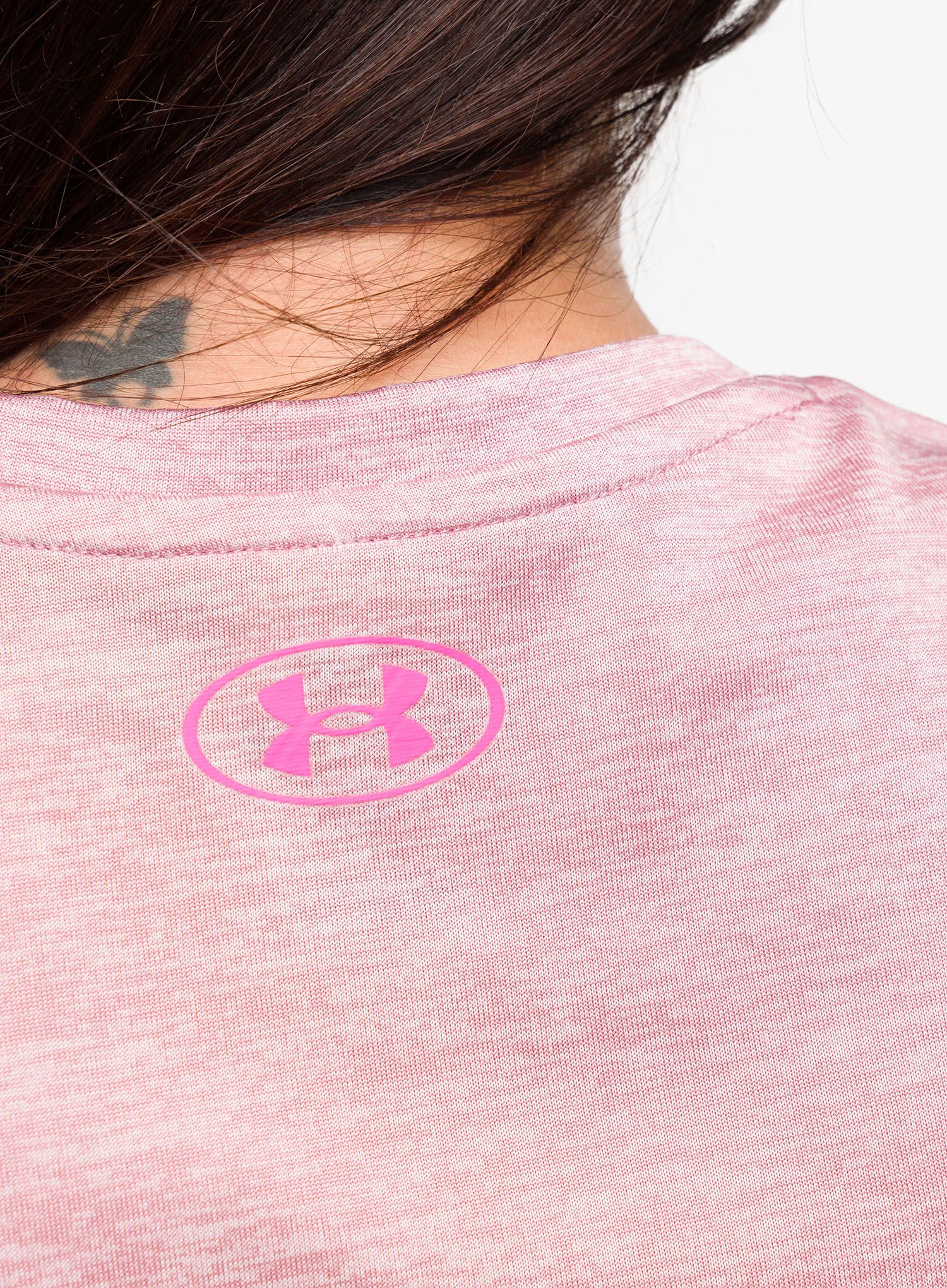 Ženska majica Under Armour Tech Twist Graphic SSV - pink elixir/pink sugar/rebel