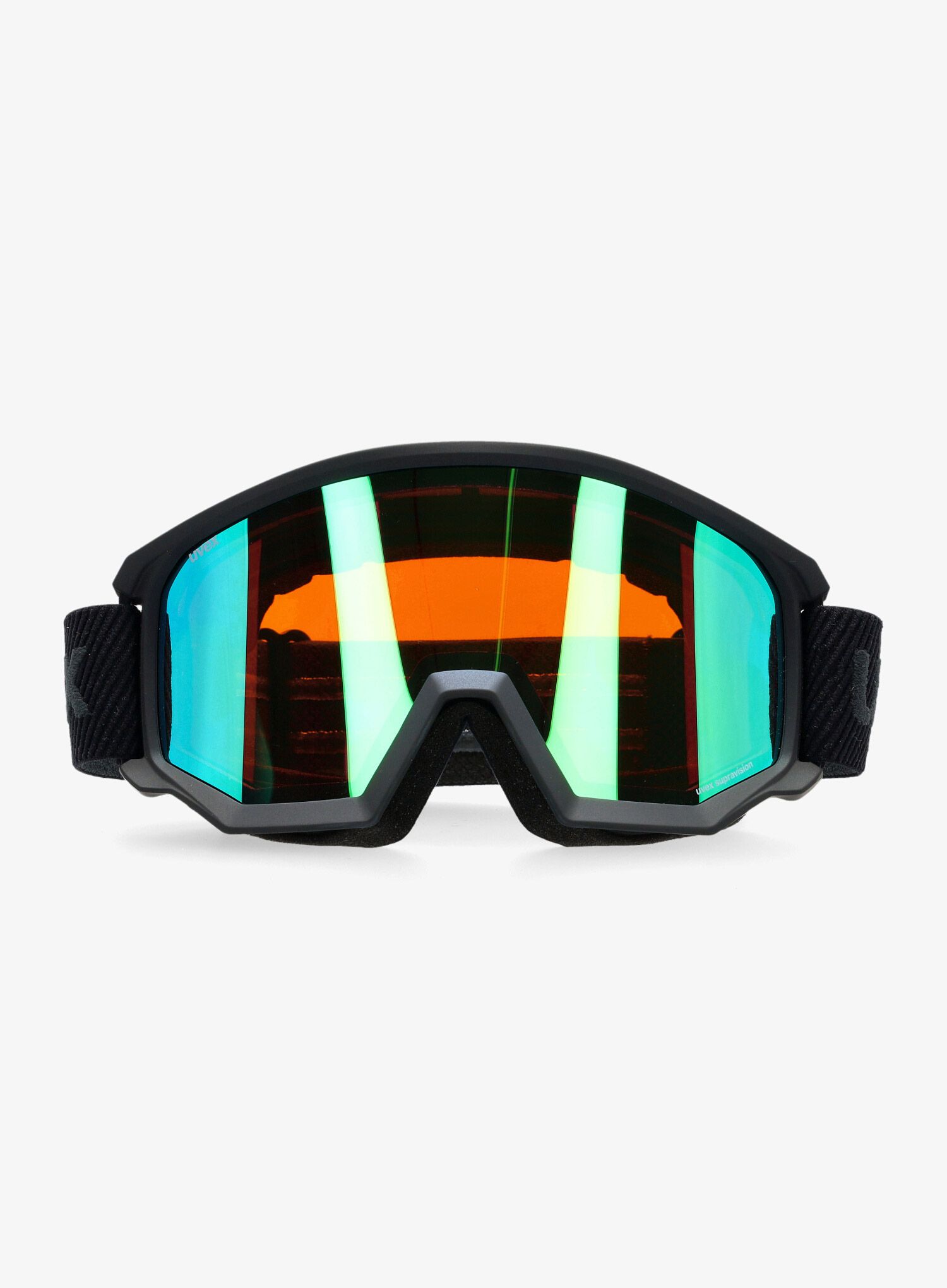 Skijaške naočale Uvex Athletic FM - black matt dl/green lgl