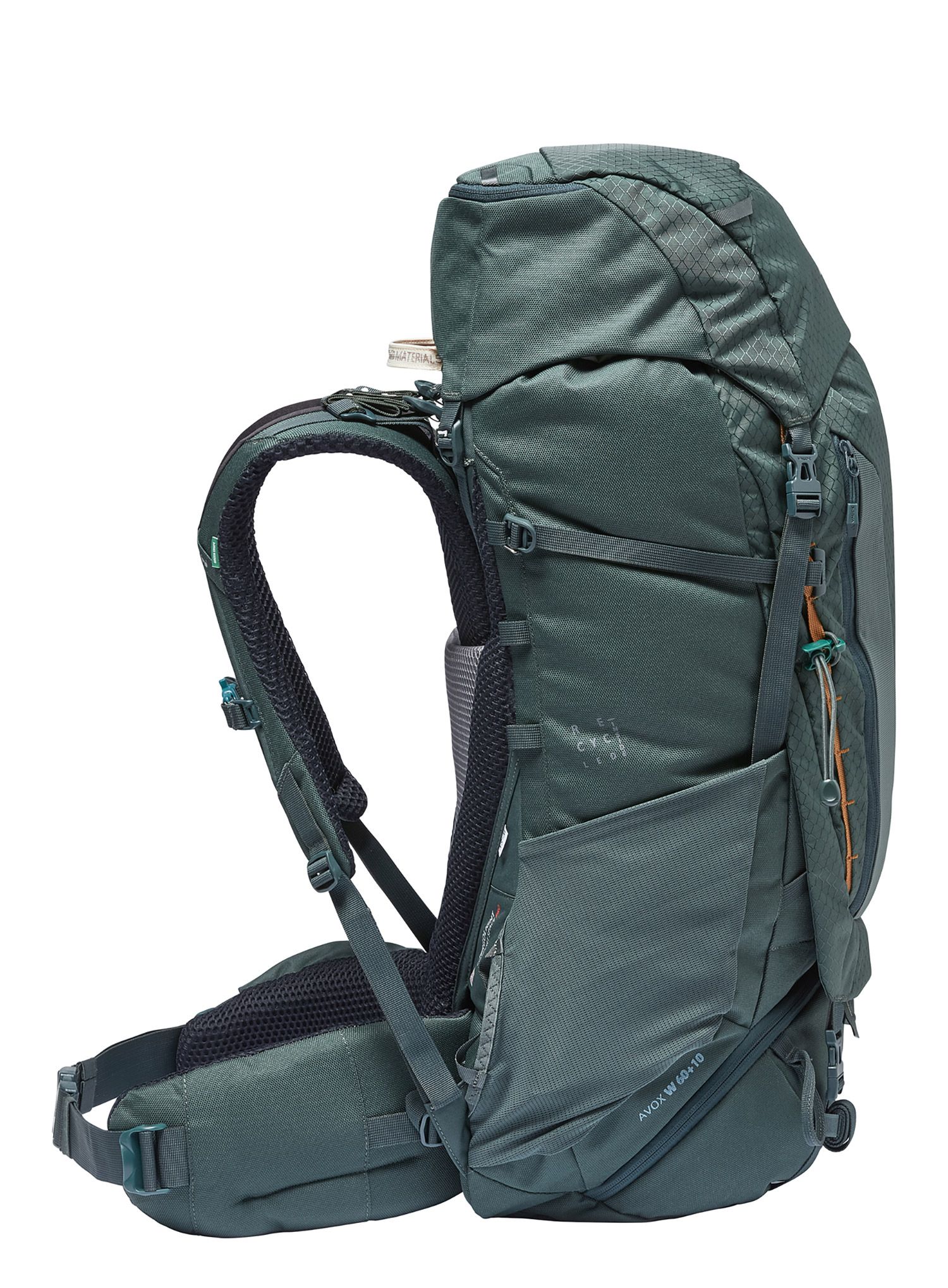 Ženski trekking ruksak Vaude Avox 60+10 - dark forest