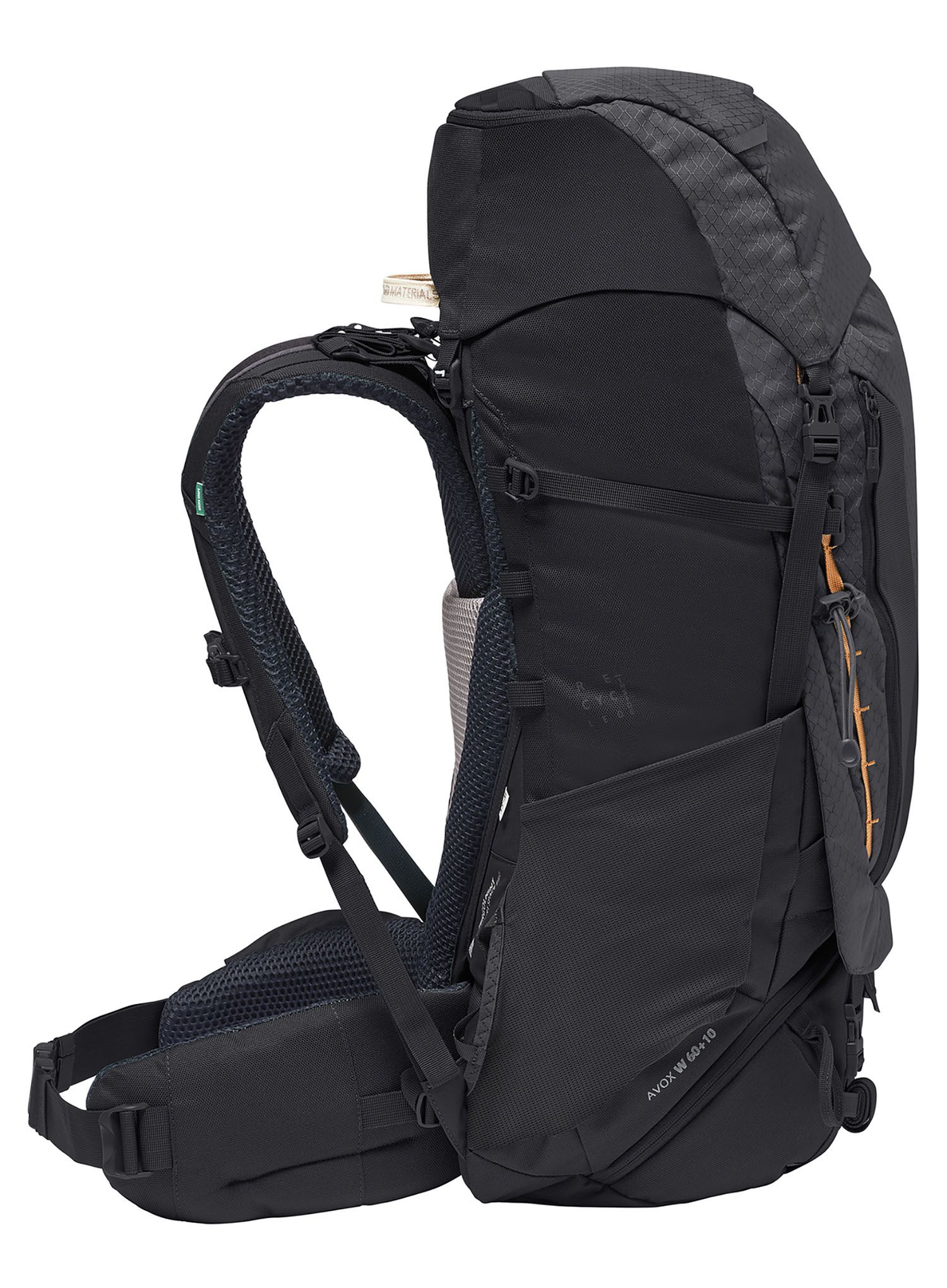 Ženski trekking ruksak Vaude Avox 60+10 - black