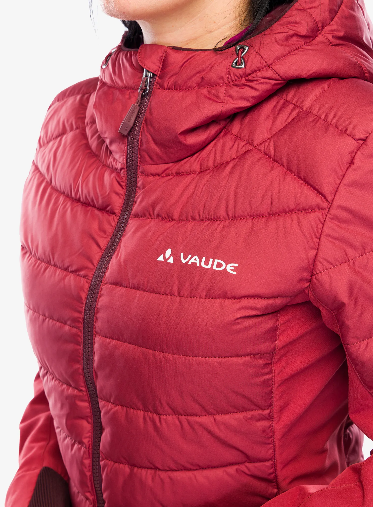 Ženska hibridna jakna Vaude Elope Hybrid Jacket - redeva