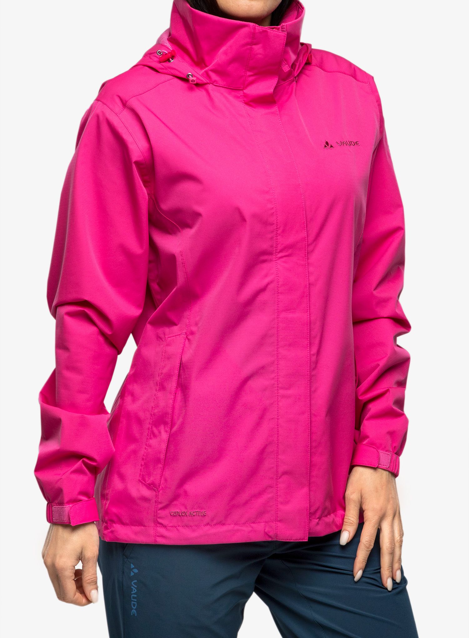 Ženska kišna jakna Vaude Escape Light Jacket - lychee