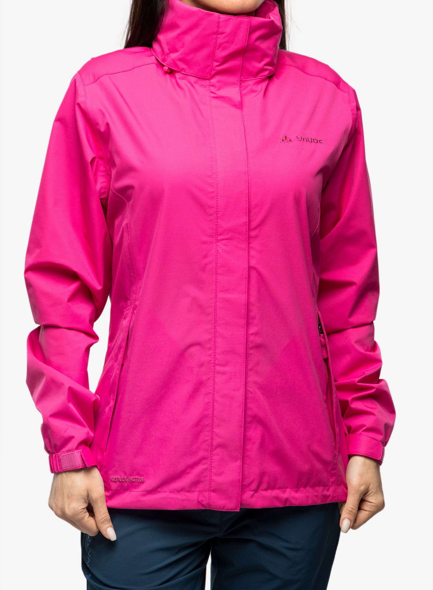 Ženska kišna jakna Vaude Escape Light Jacket - lychee