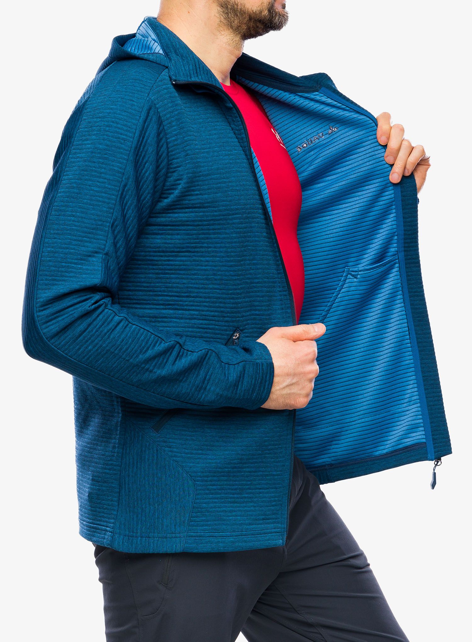 Dukserica od flisa Vaude Hemsby Jacket II - dark sea