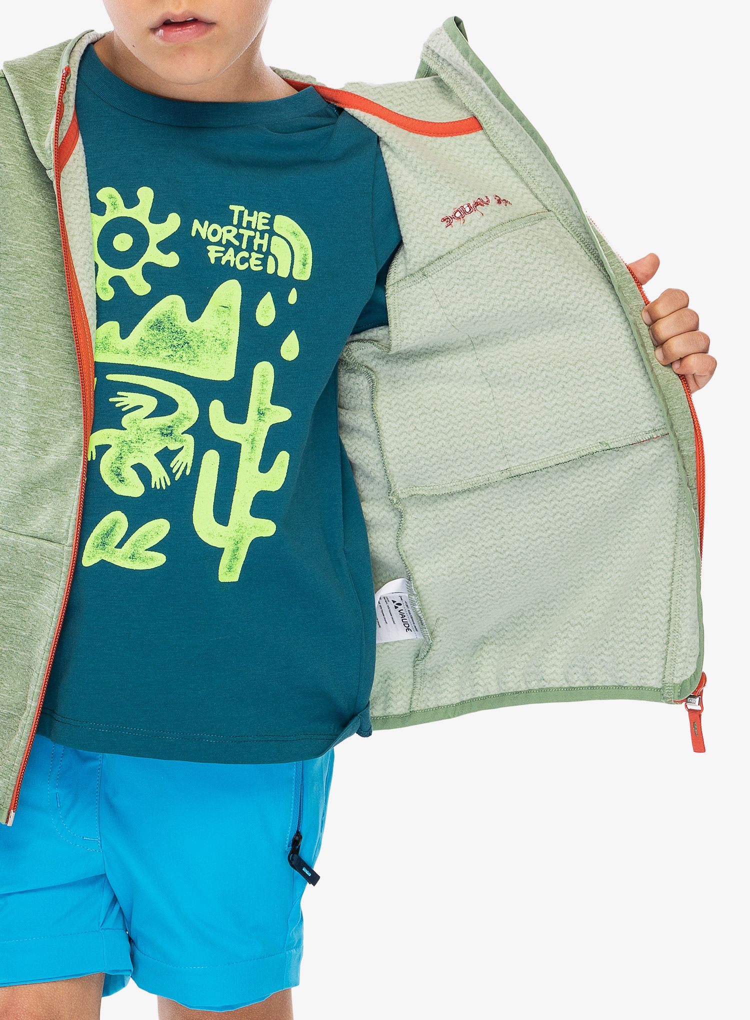 Dukserica za djecu Vaude Kikimora Jacket - willow green