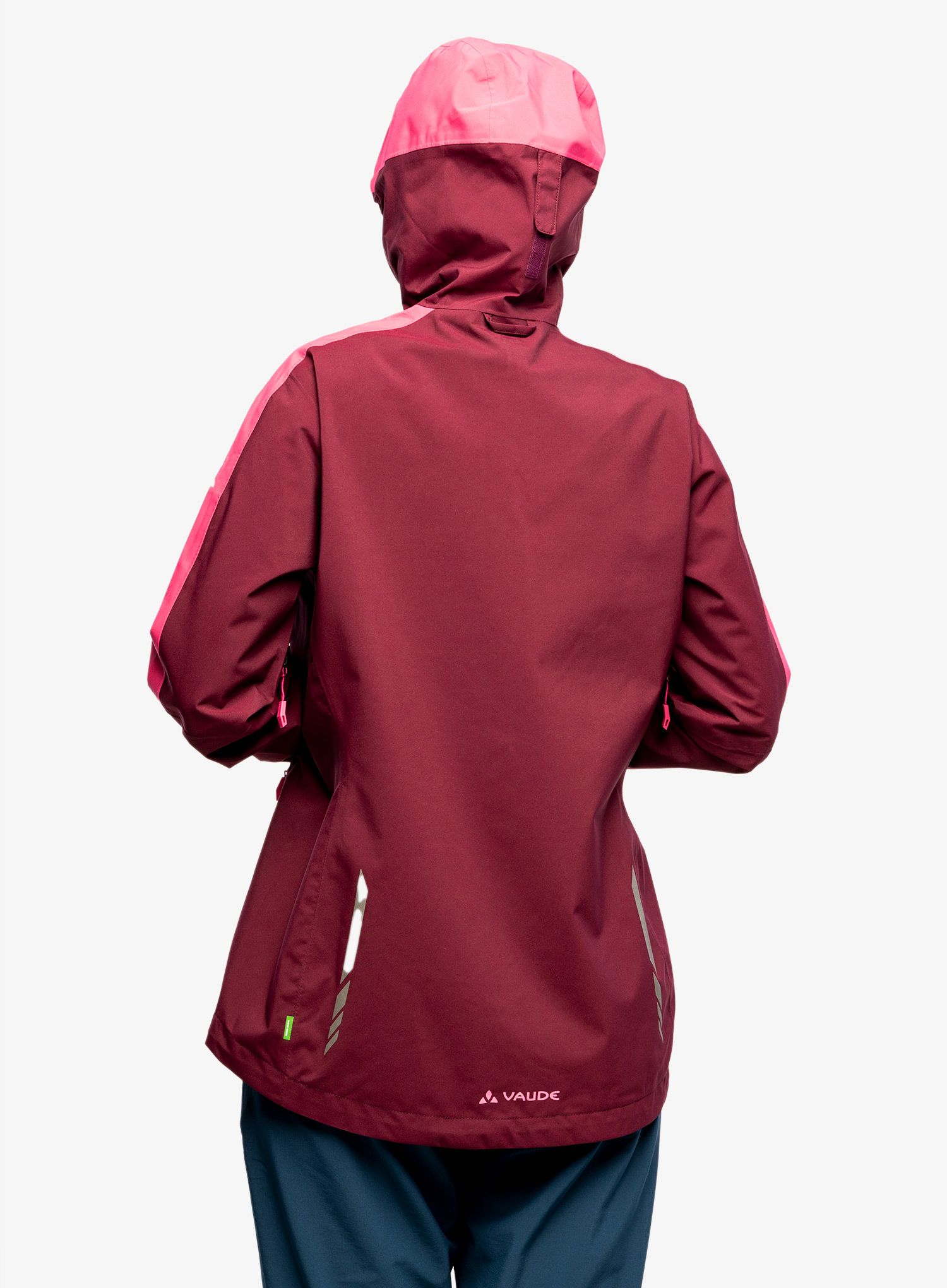 Ženska kišna jakna Vaude Moab Rain Jacket II - cassis