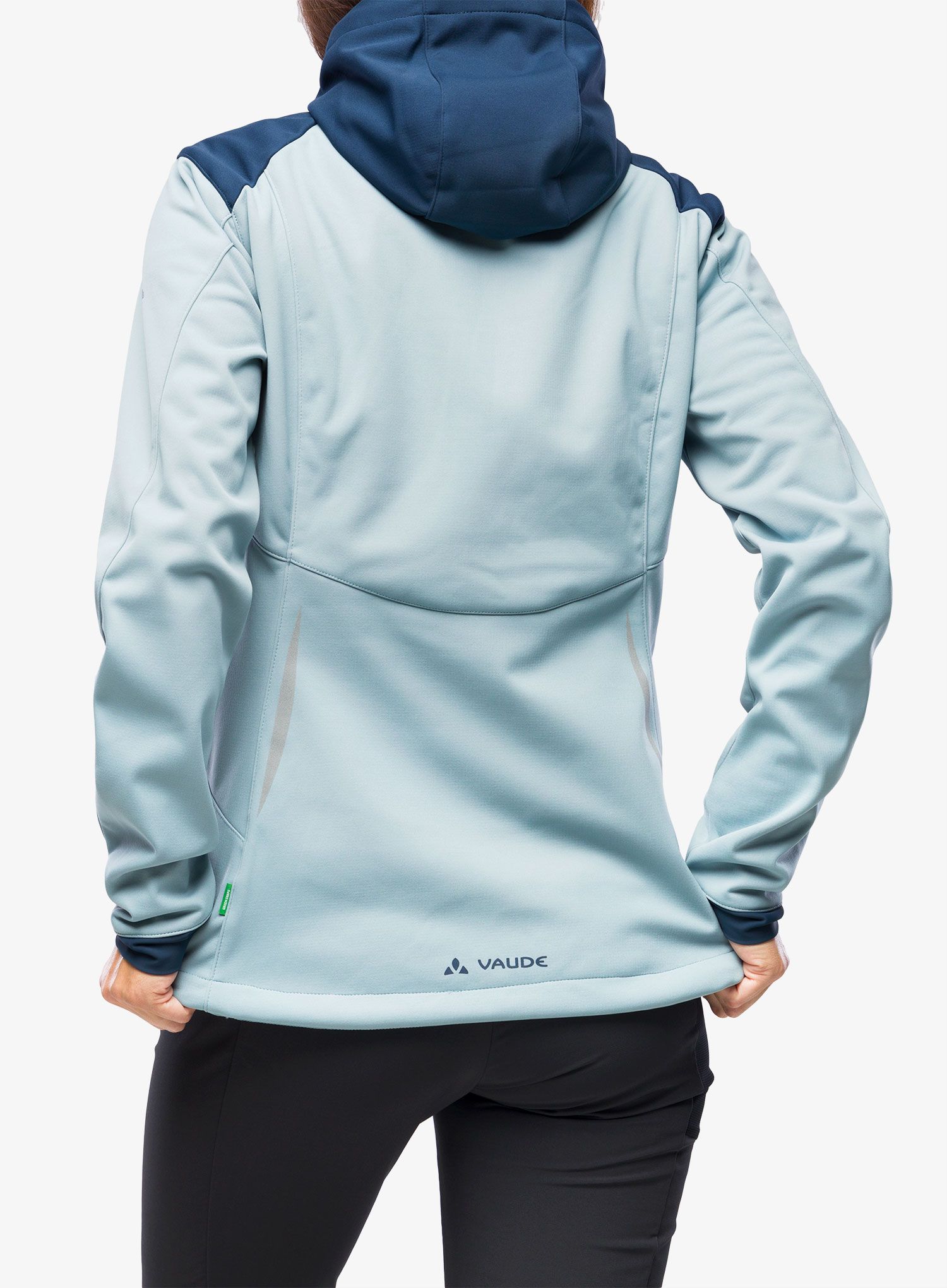 Ženska biciklistička jakna Vaude Qimsa Softshell Jacket - cloudy blue