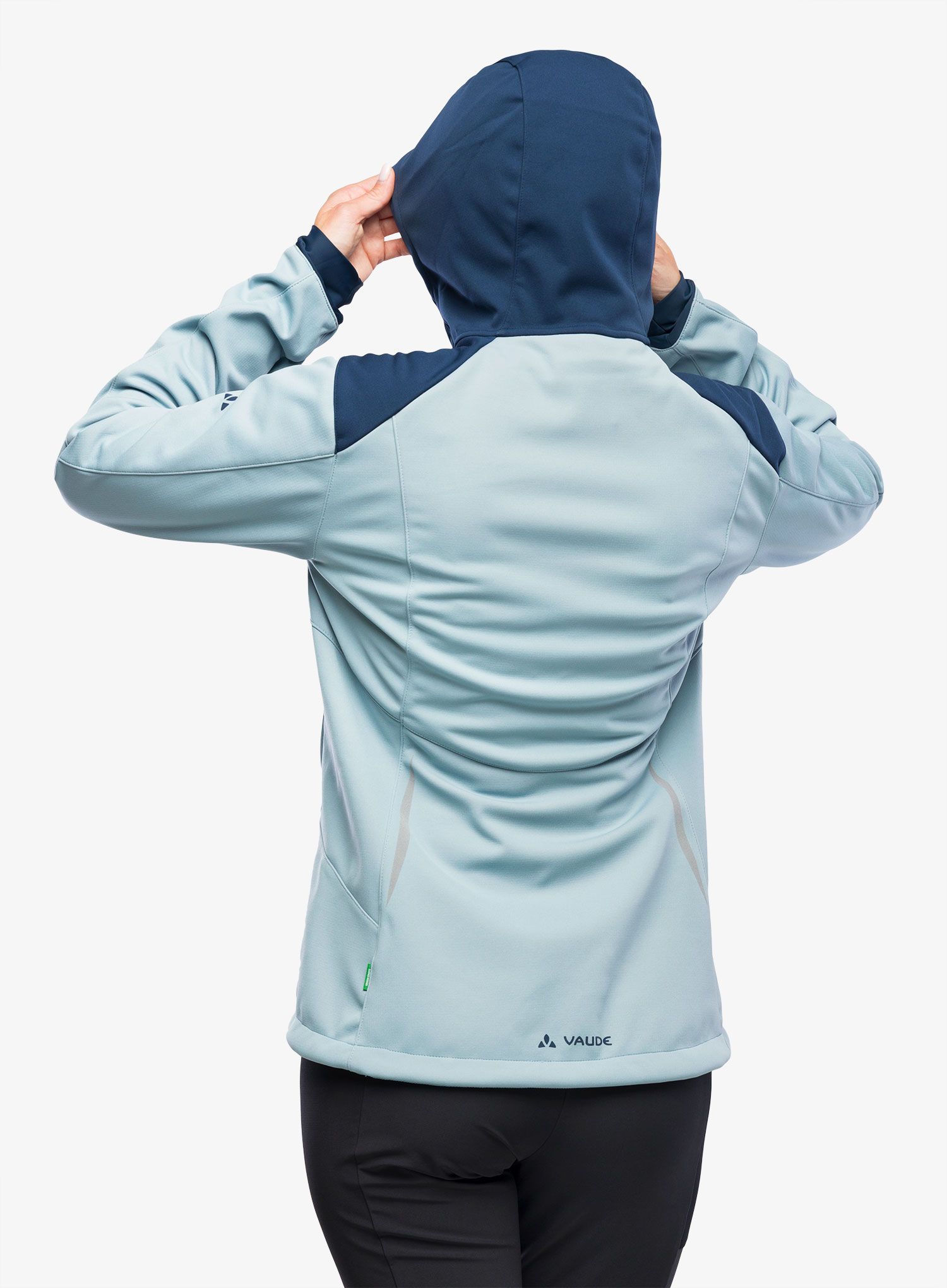 Ženska biciklistička jakna Vaude Qimsa Softshell Jacket - cloudy blue