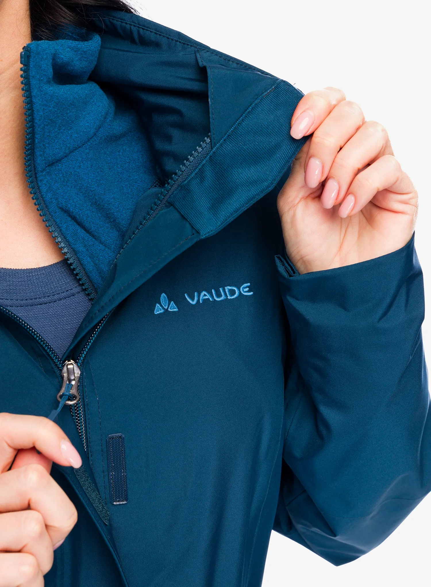 Ženska jakna Vaude Rosemoor 3in1 Jacket II - dark sea