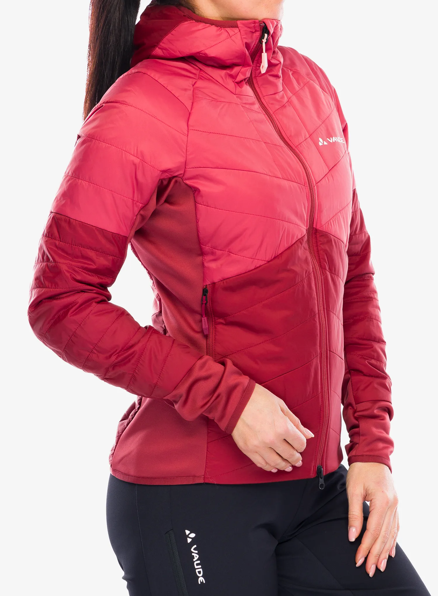 Jakna s postavom ženska Vaude Sesvenna Jacket IV - redeva