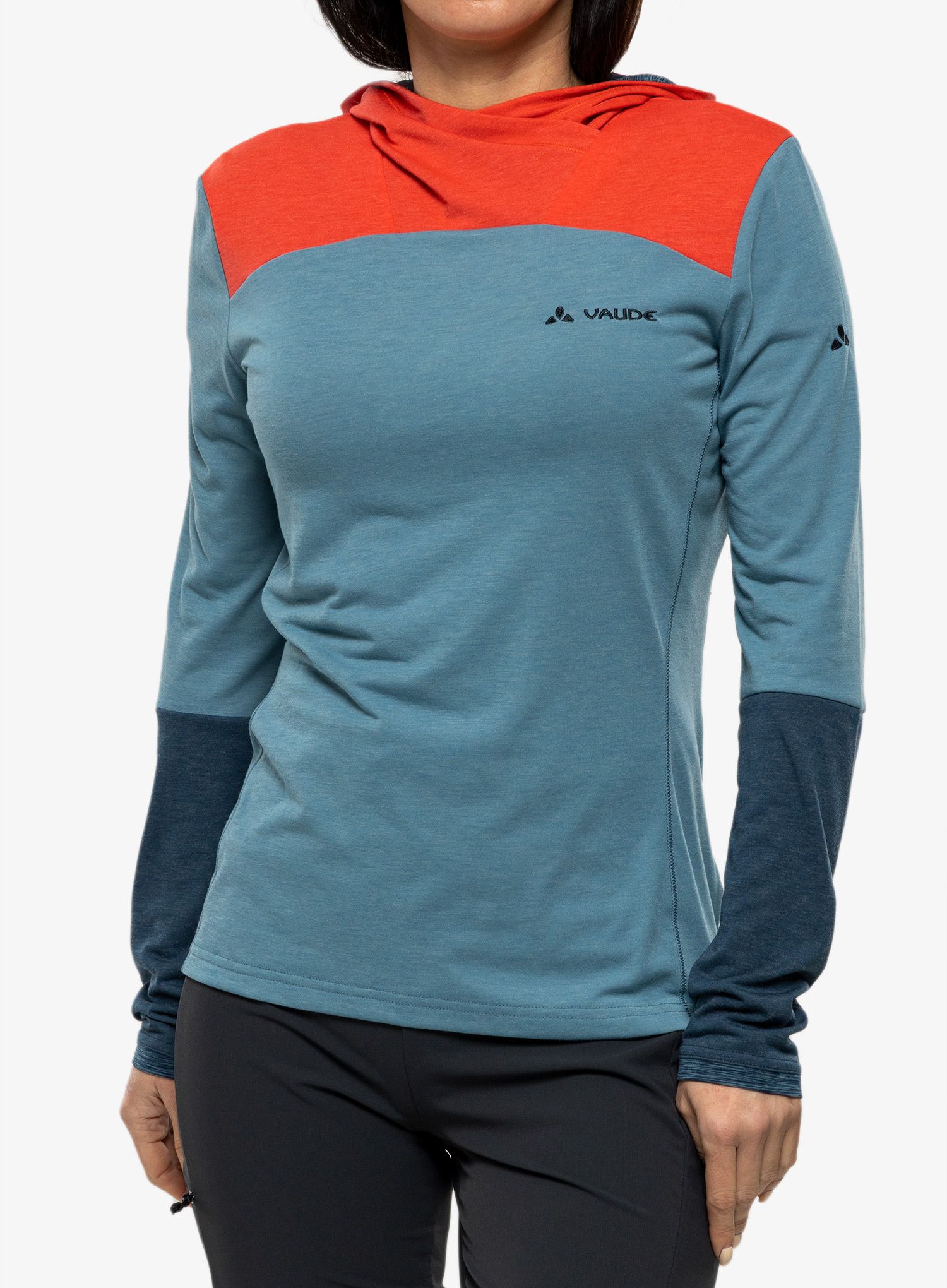 Dukserica s kapuljačom ženska Vaude Tremalzo LS Shirt - blue gray uni