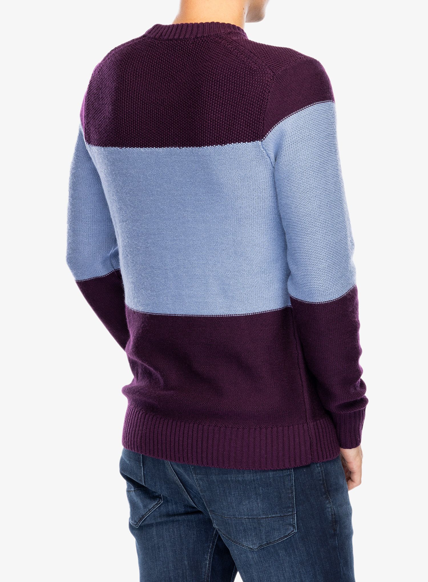 Muški džemper Icebreaker Waypoint Crewe Sweater - nightshade/kyanite