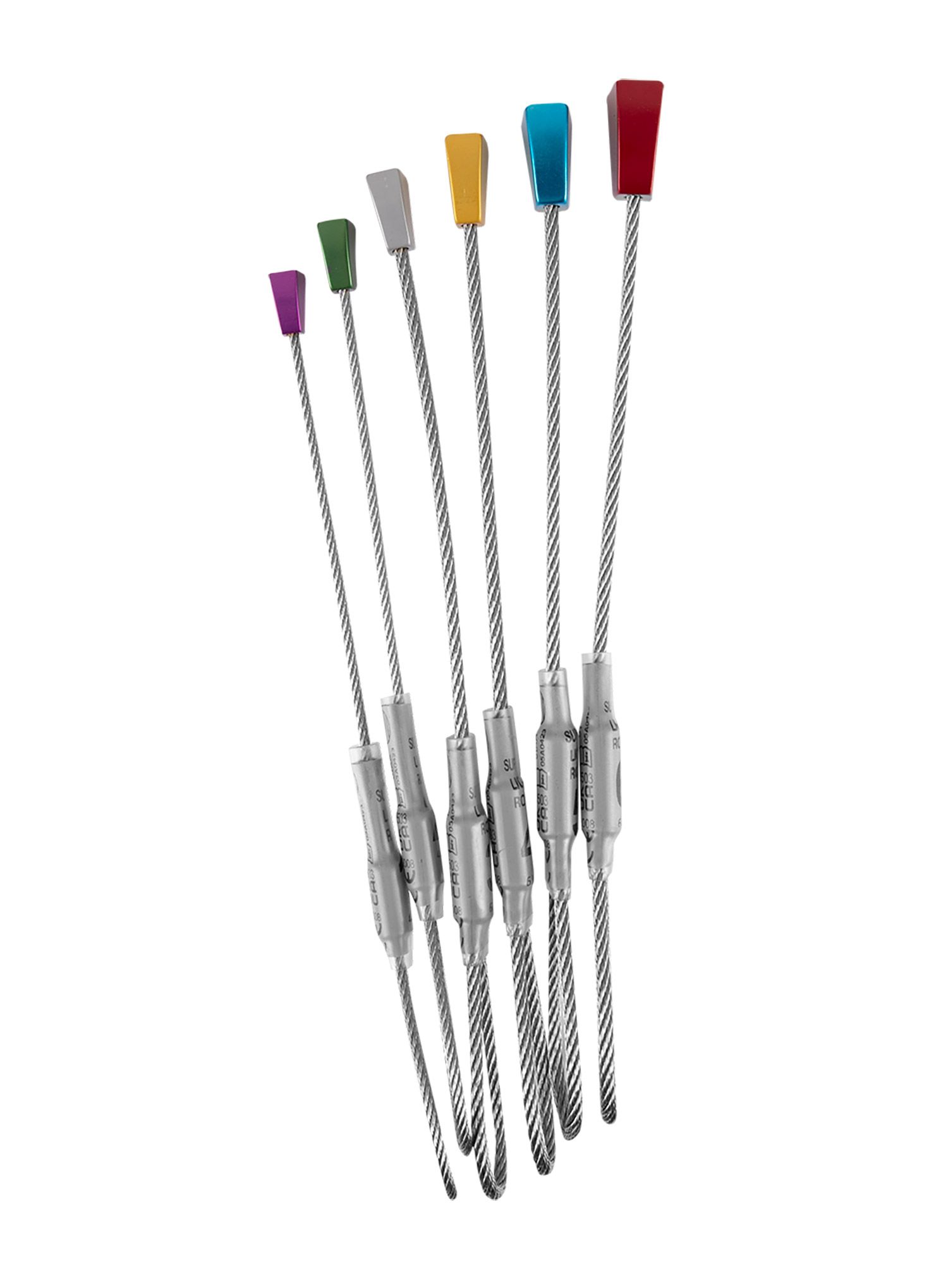 Set zaglavaka Wild Country Superlight Rocks Set 1-6 - grey