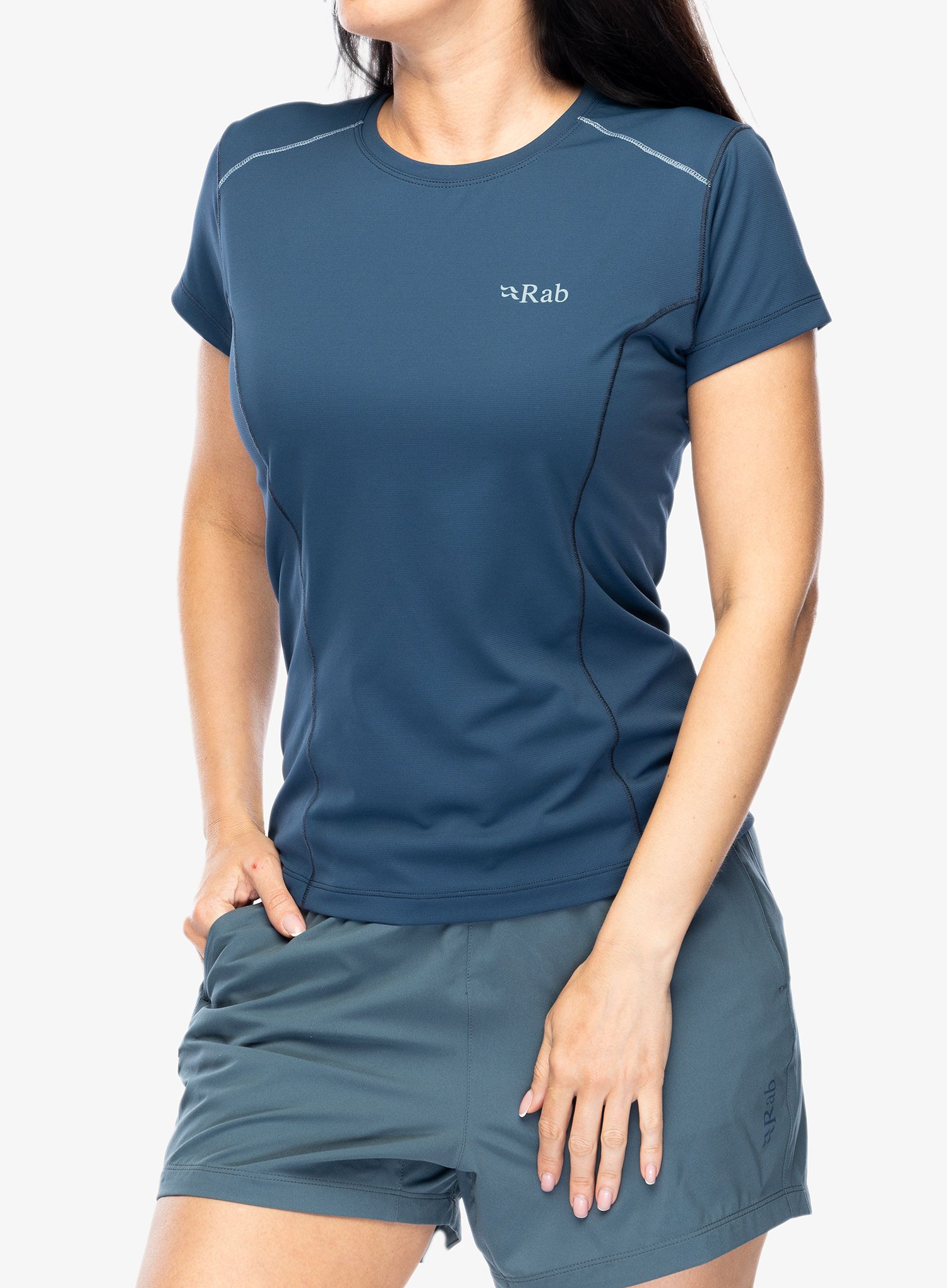 Ženska termoaktivna dukserica Rab Force Tee - tempest blue