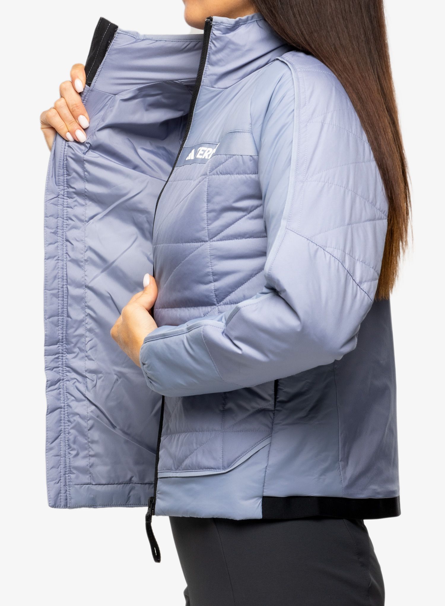 Jakna s postavom ženska adidas TERREX Multi Insulation Jacket - silvio