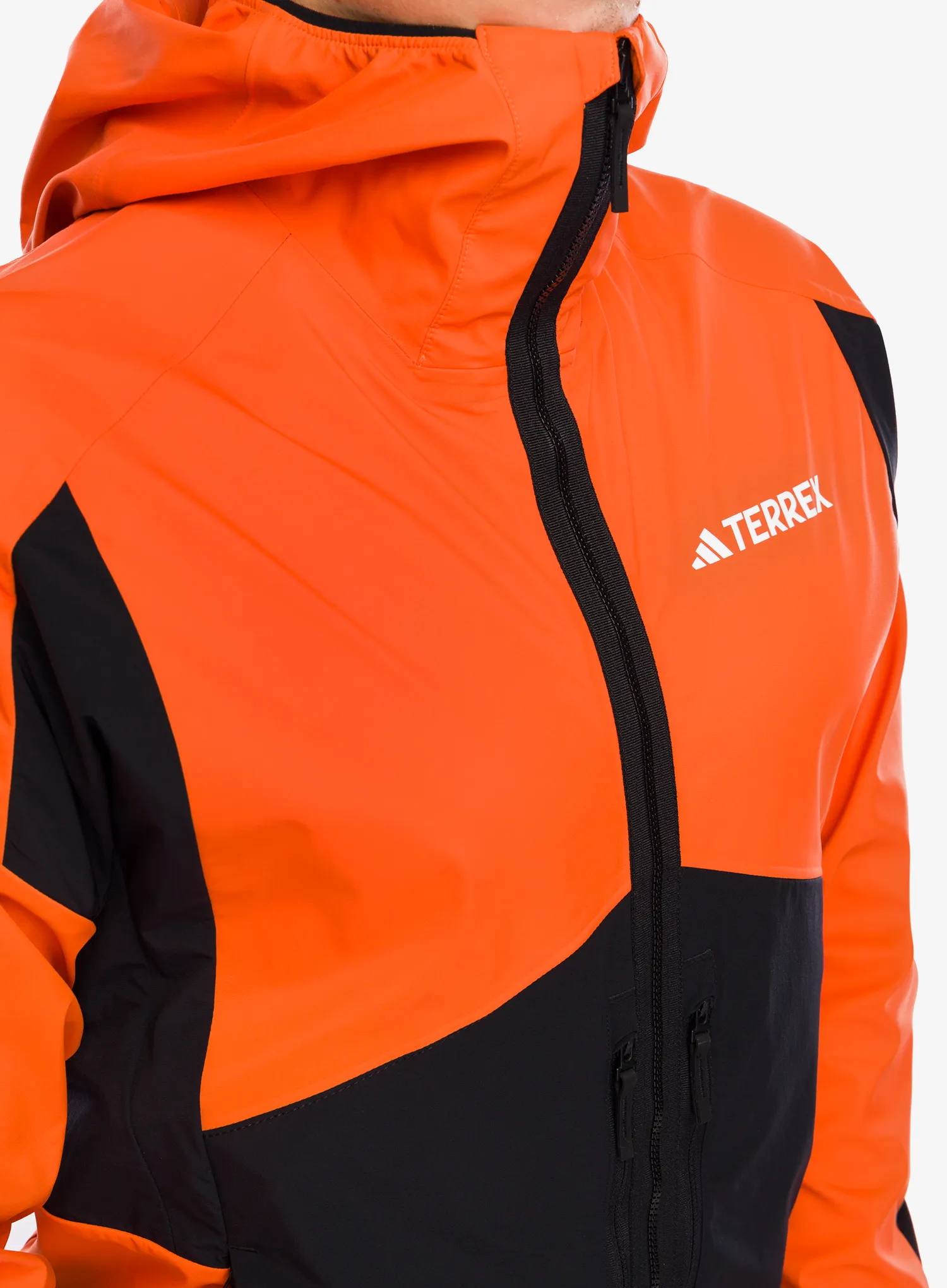 Softshell jakna adidas TERREX Techrock GORE-TEX WINDSTOPPER Softshell Jkt - semi impact orange/black