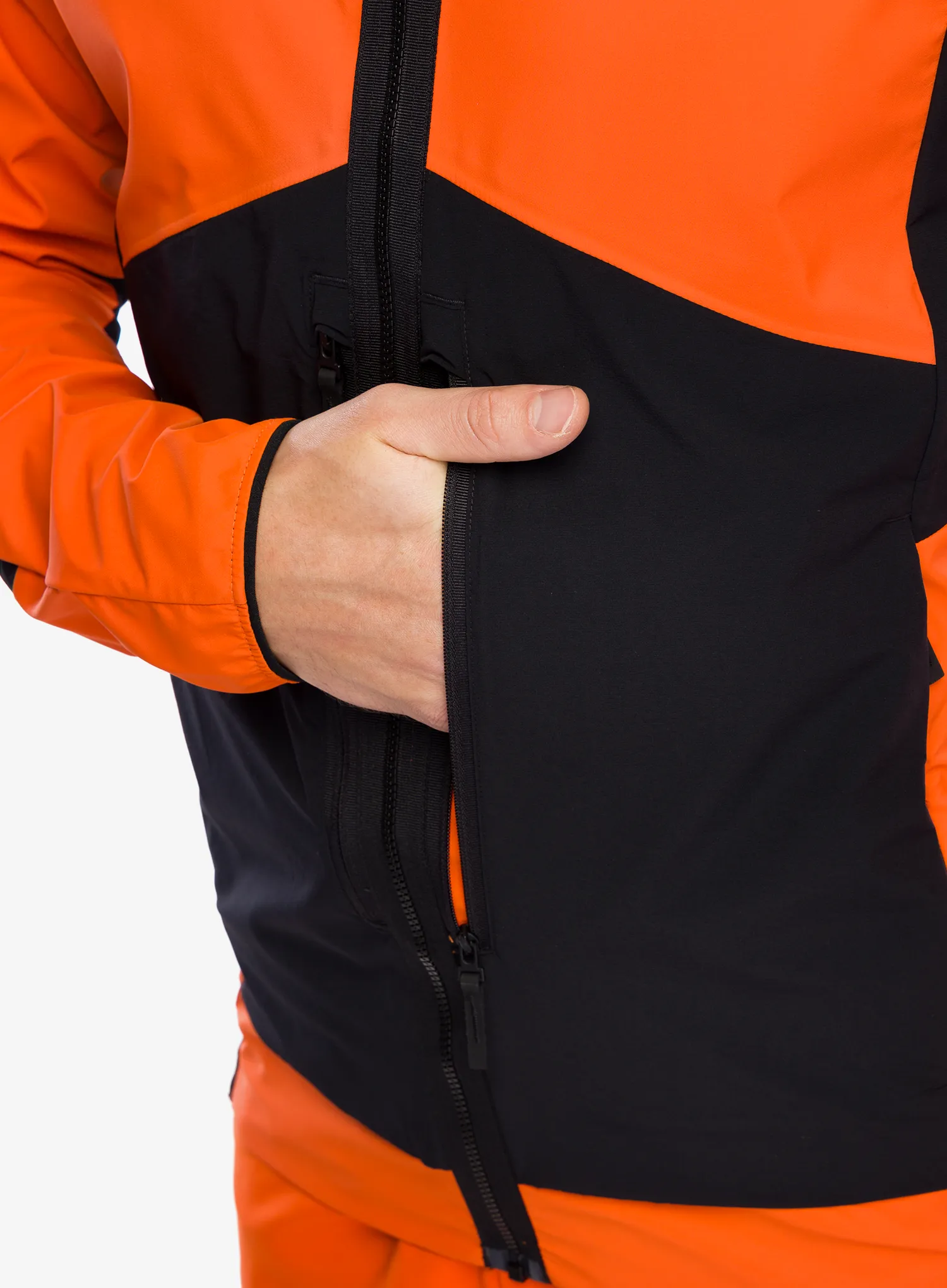 Softshell jakna adidas TERREX Techrock GORE-TEX WINDSTOPPER Softshell Jkt - semi impact orange/black