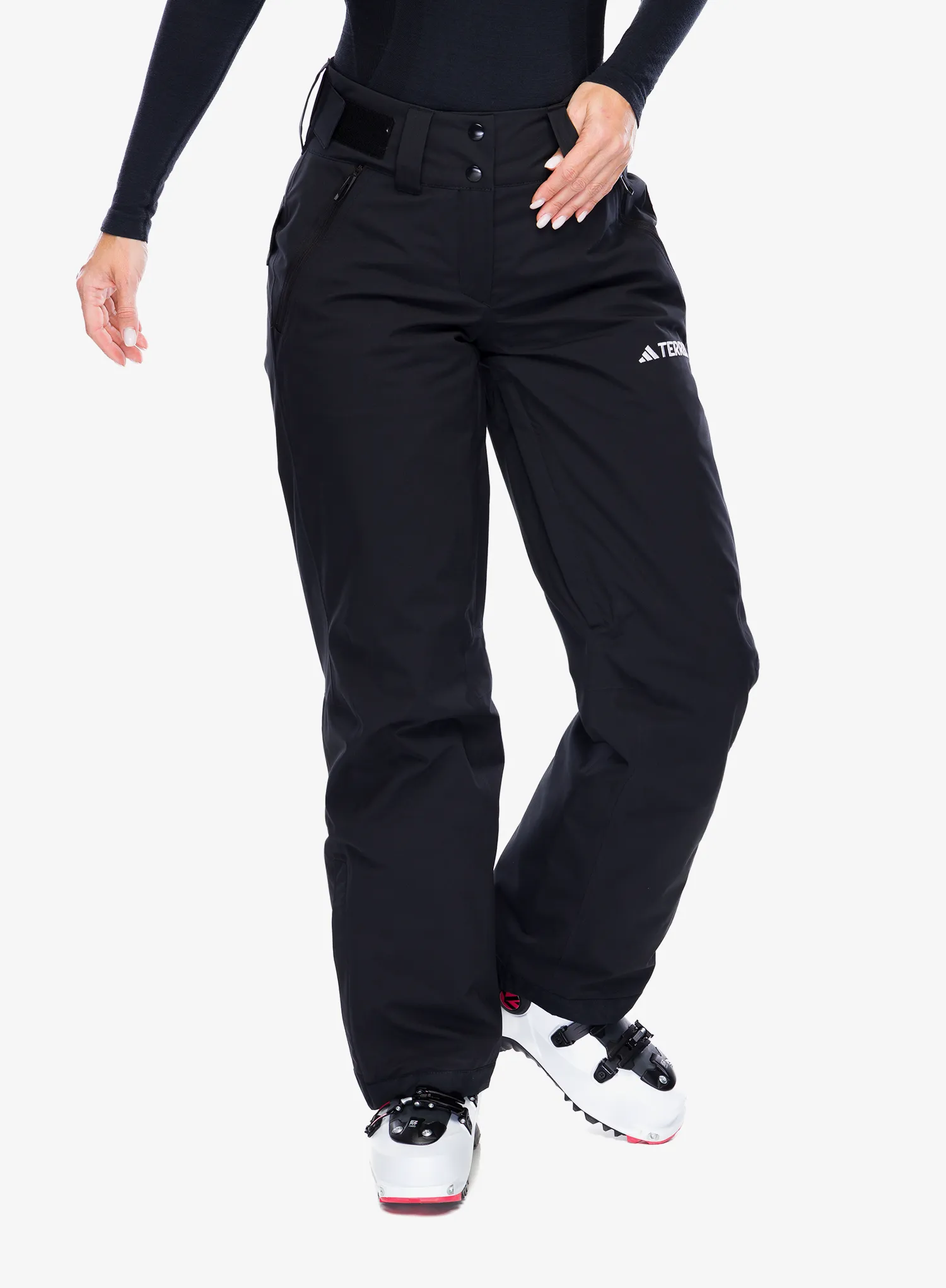 Ženske skijaške hlače adidas TERREX Xperior 2L Insulated Stretch Pants - black/white