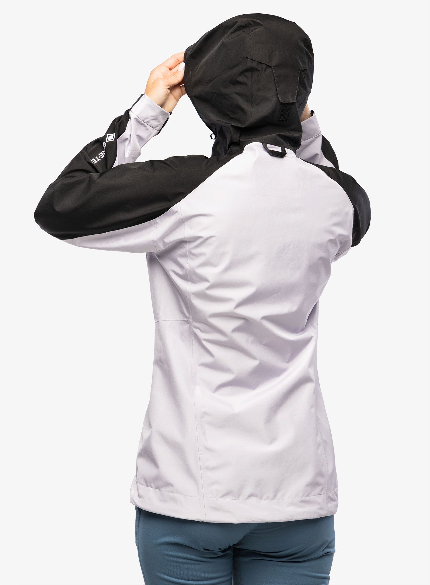 Ženska jakna s membranom adidas TERREX Xperior GORE-TEX Paclite Rain Jacket - silver dawn/black