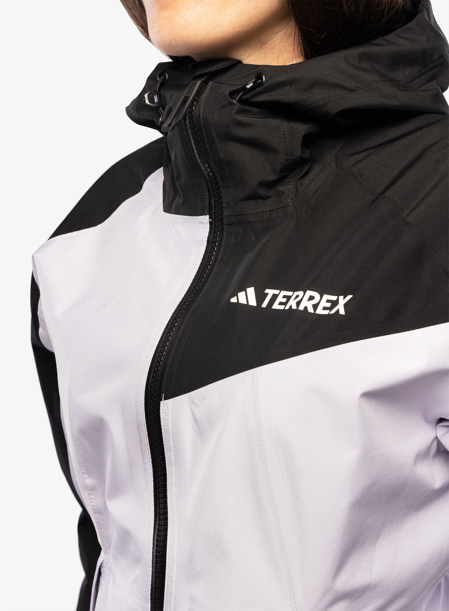 Ženska jakna s membranom adidas TERREX Xperior GORE-TEX Paclite Rain Jacket - silver dawn/black