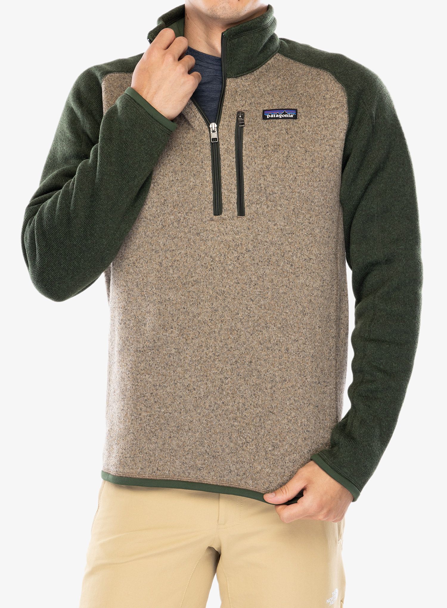 Jakna od flisa Patagonia Better Sweater 1/4 Zip - seabird grey