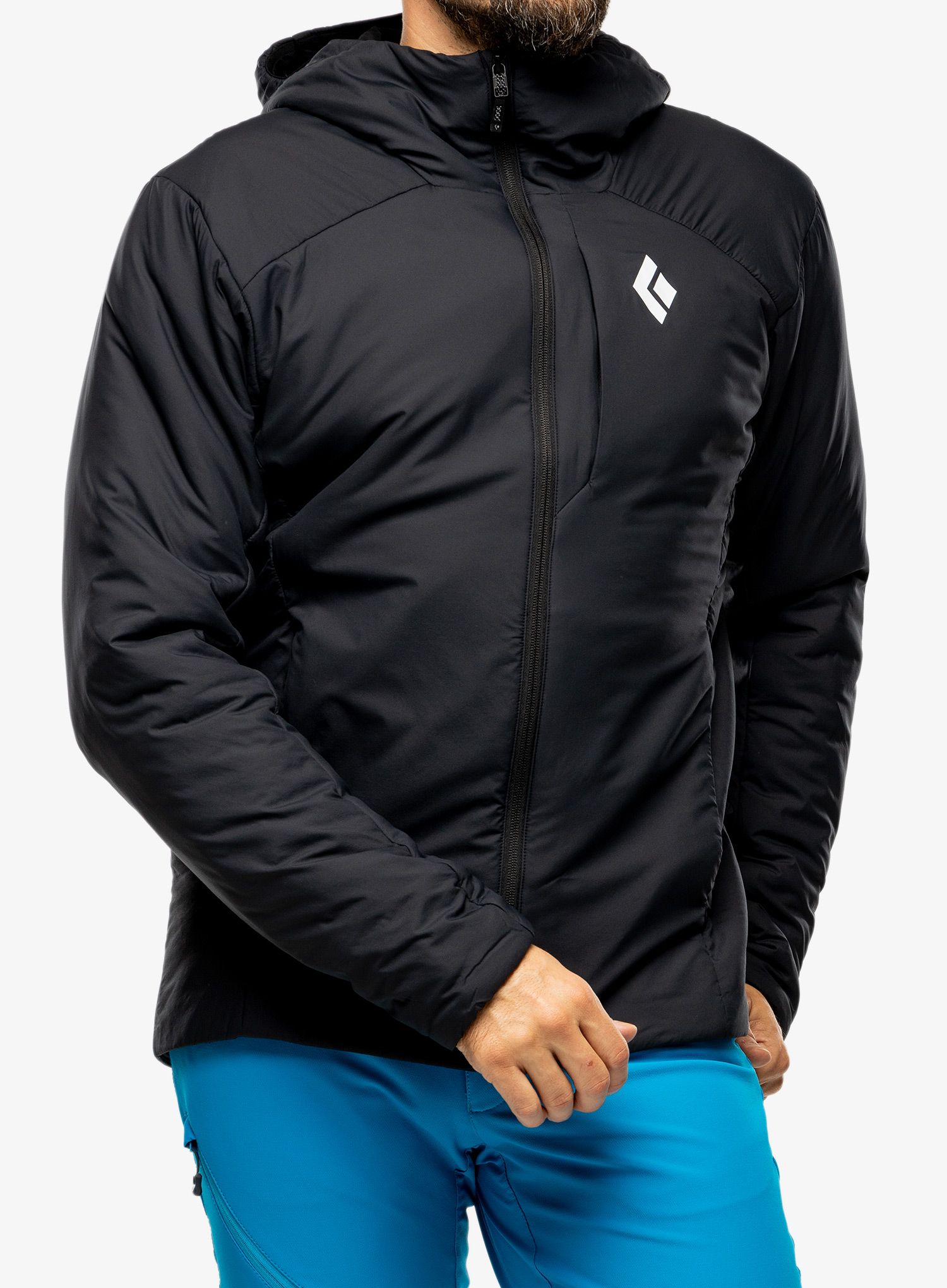 Jakna s postavom Black Diamond First Light Stretch Hoody - black