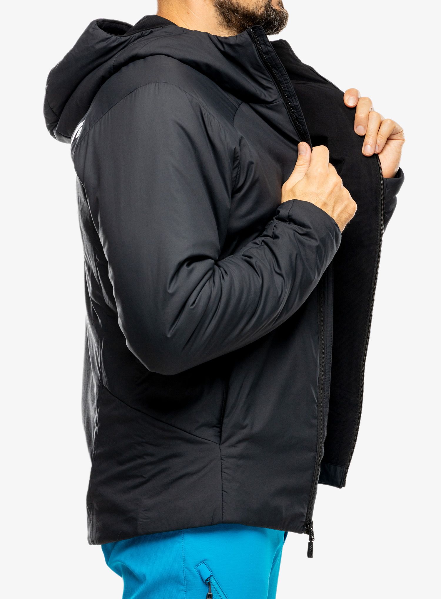 Jakna s postavom Black Diamond First Light Stretch Hoody - black