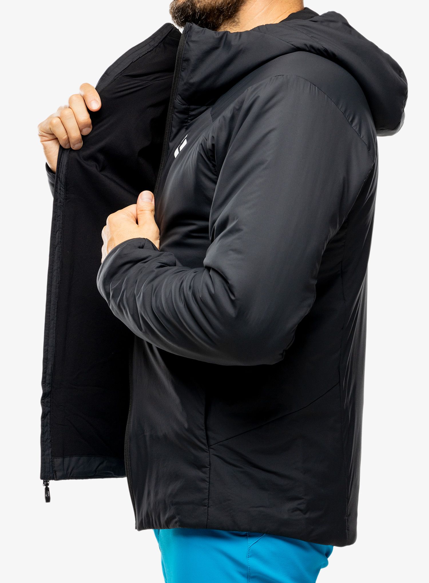 Jakna s postavom Black Diamond First Light Stretch Hoody - black