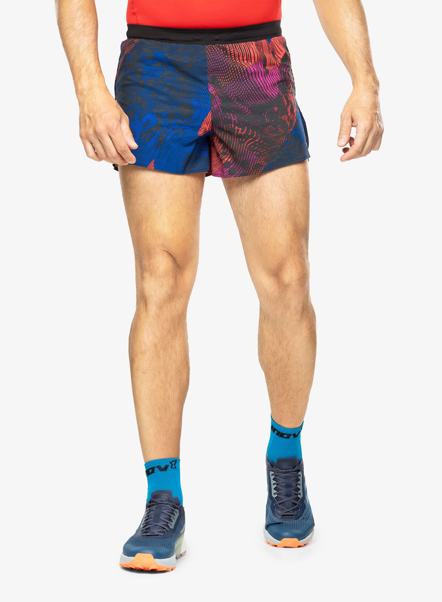 Kratke hlače za trčanje adidas Adizero Split Shorts - multi/black/red