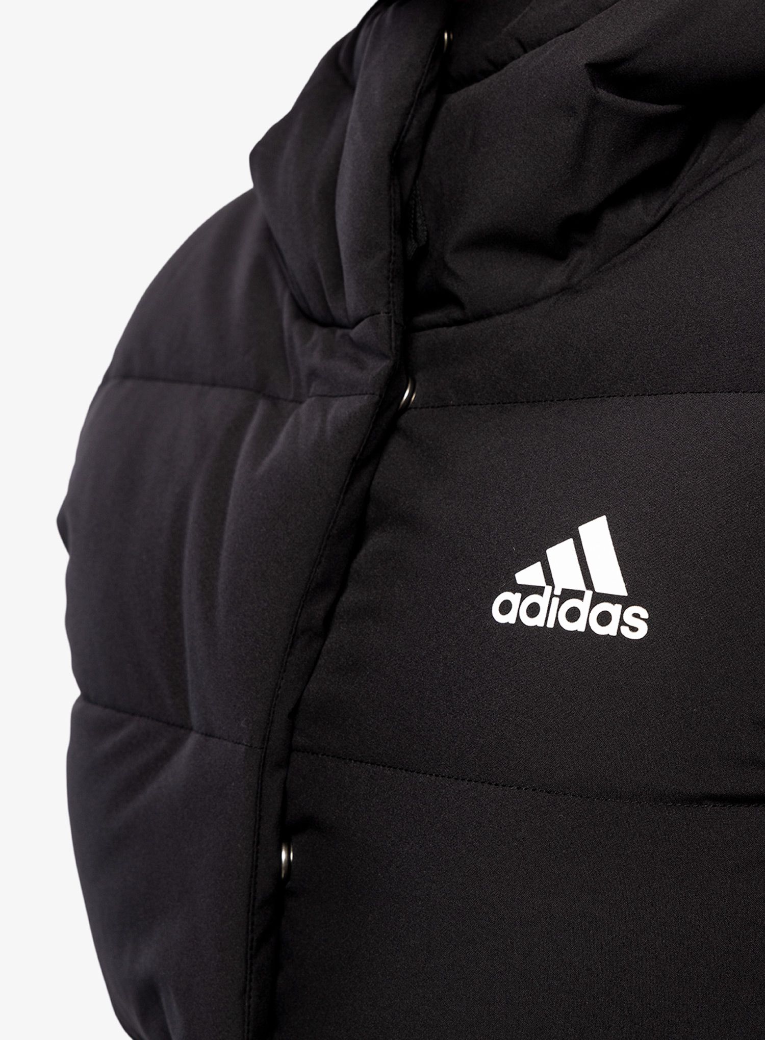 Ženska perjana jakna adidas Helionic Hooded Jacket - black