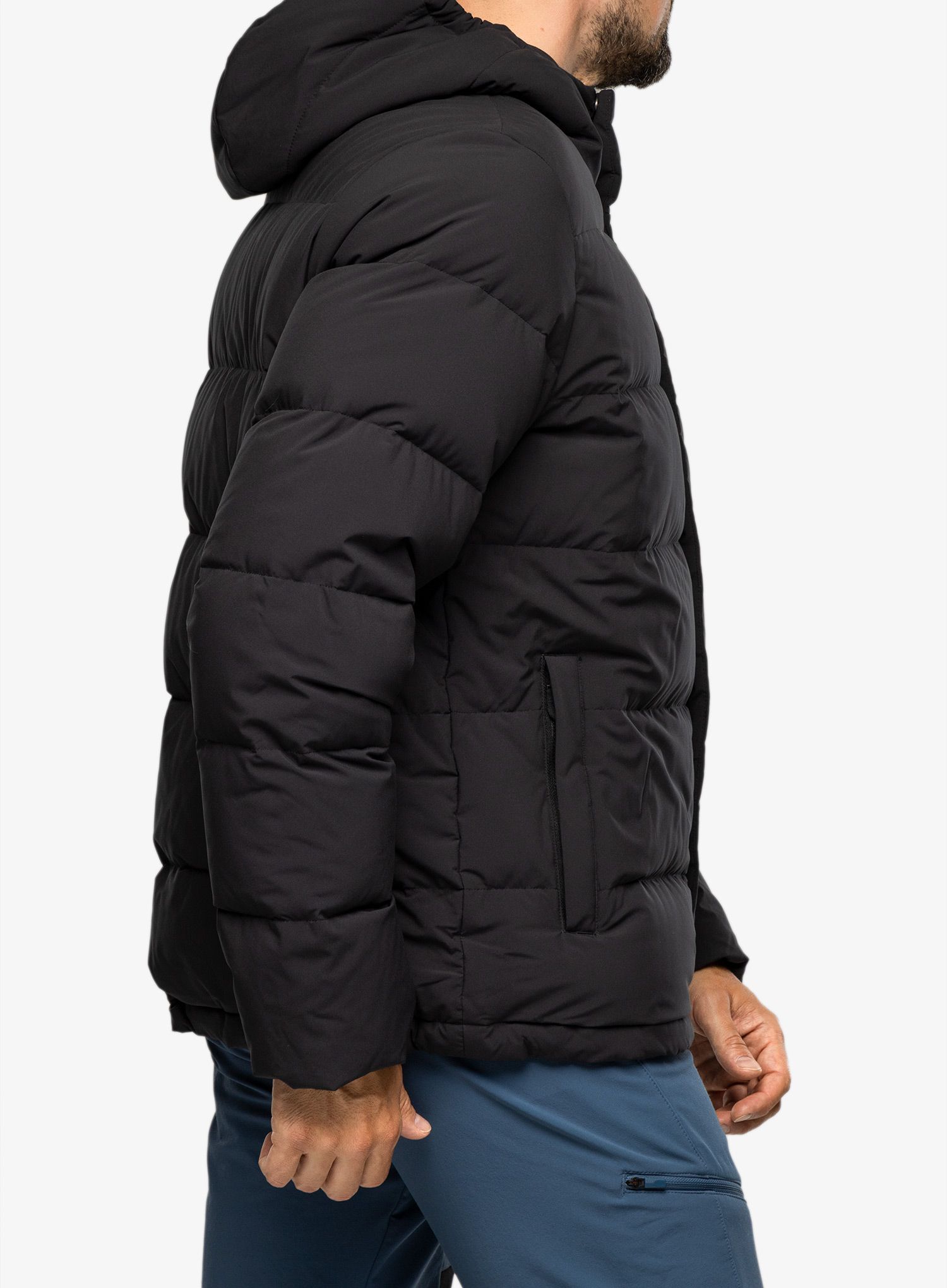 Pernata jakna adidas Helionic Hooded Jacket - black