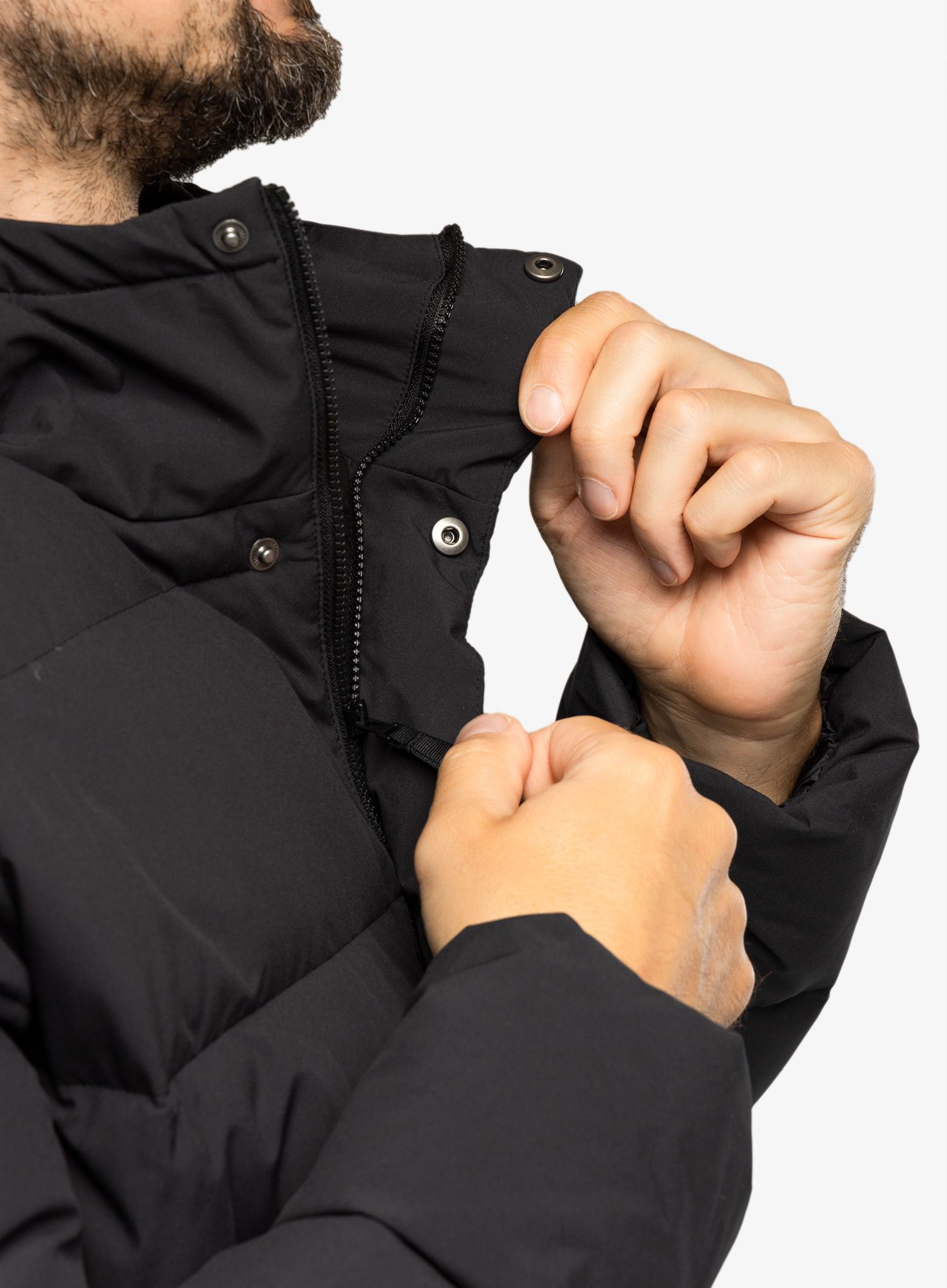 Pernata jakna adidas Helionic Hooded Jacket - black