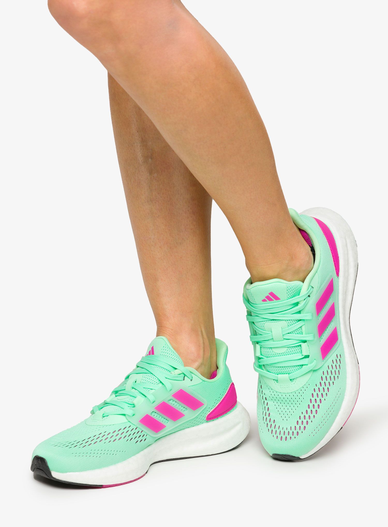Ženske tenisice za trčanje adidas Pureboost 22 - mint/fuschia/white