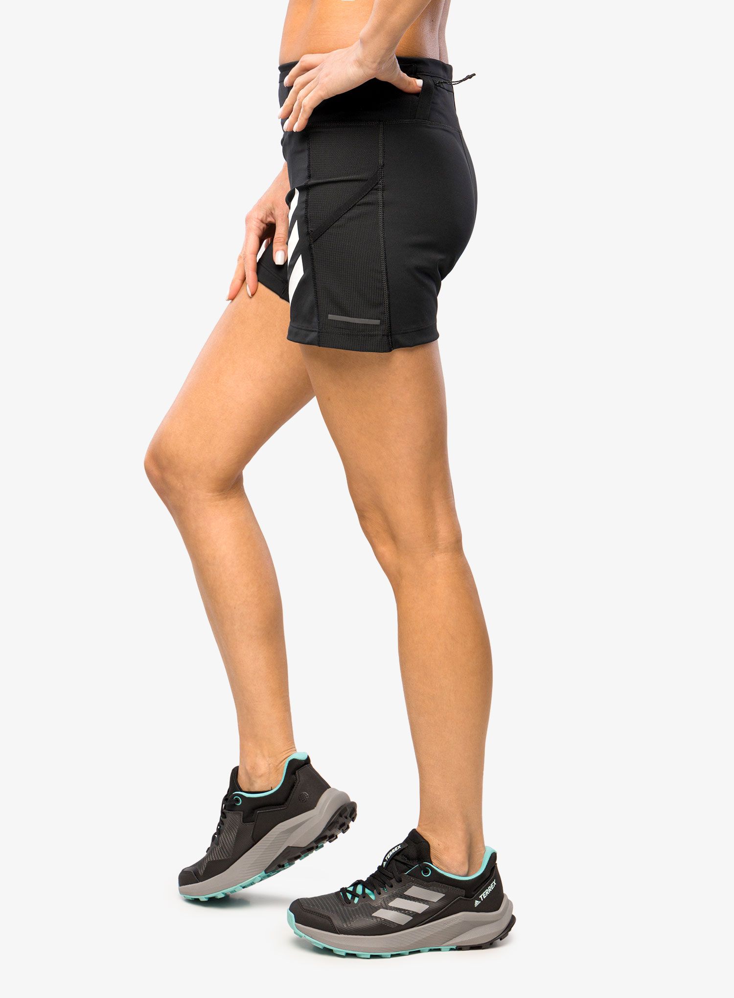 Ženske kratke hlače za trčanje adidas TERREX Agravic Pro Trail Running Shorts - black
