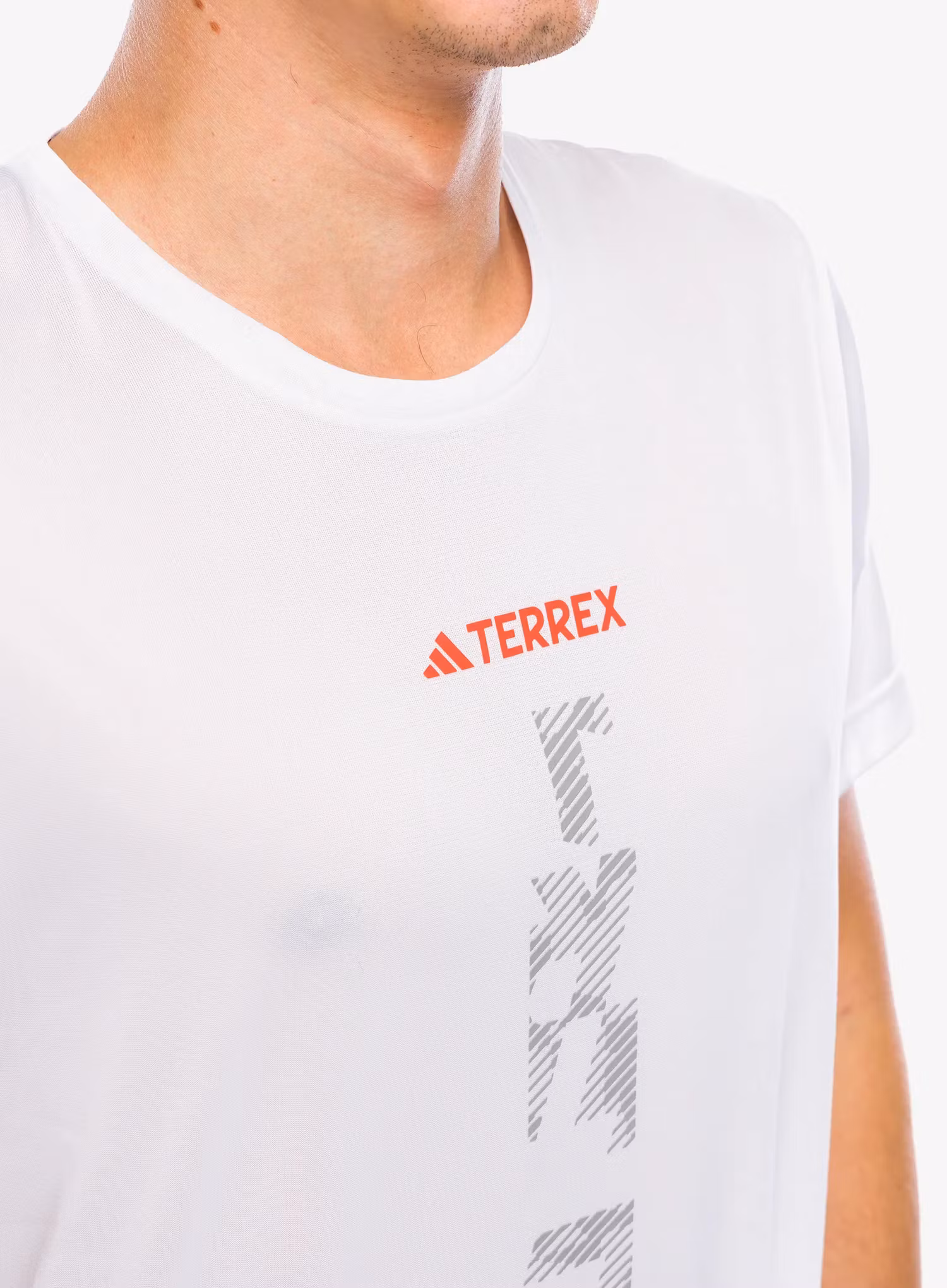 Majica za trčanje adidas TERREX Agravic Trail Running T-Shirt - white