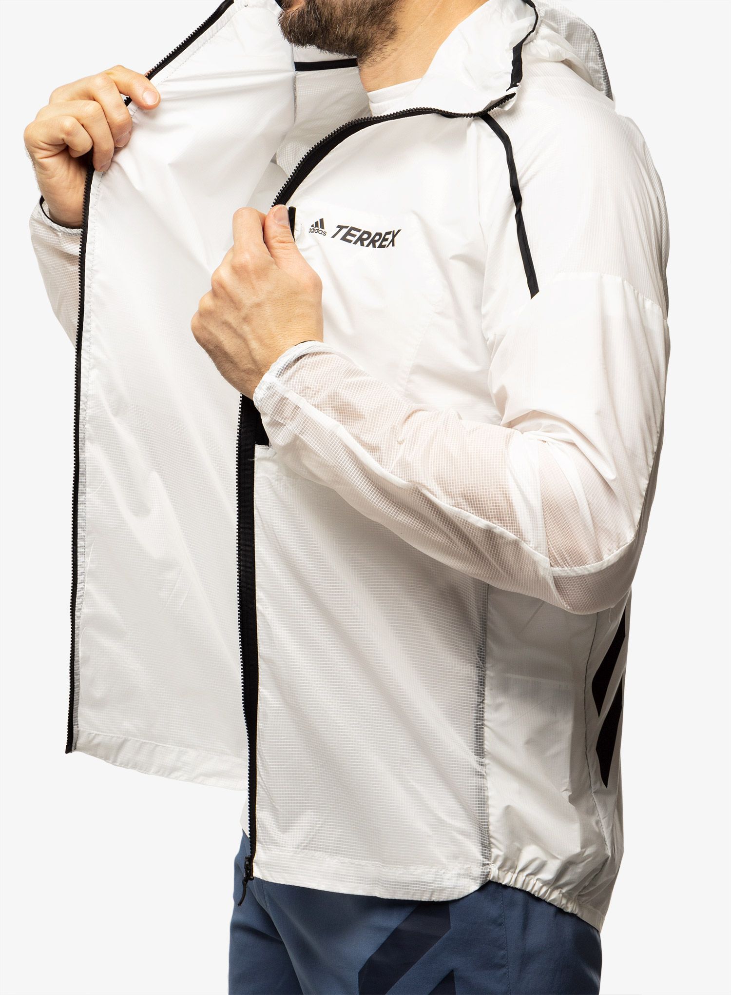 Jakna za trčanje adidas TERREX Agravic Windweave Wind Jacket - nondye