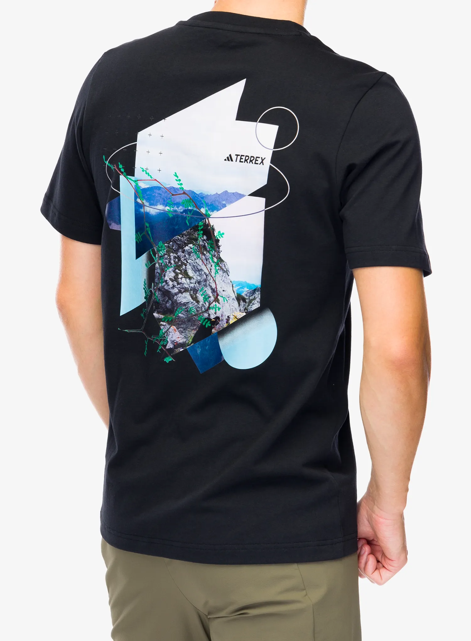 Pamučna majica adidas TERREX Back Graphic T-Shirt - black